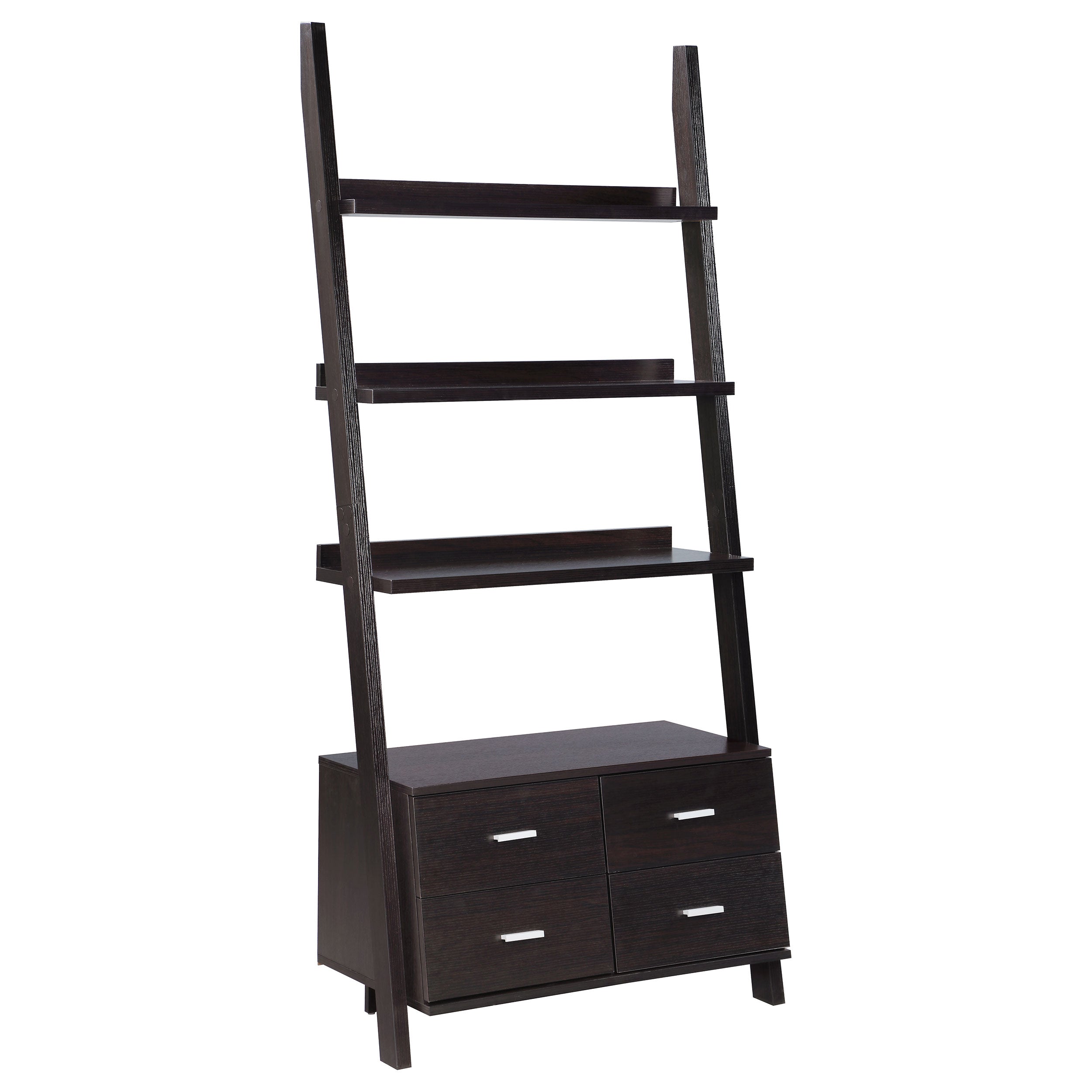 Colella Ladder Desk with Shelf Cappuccino