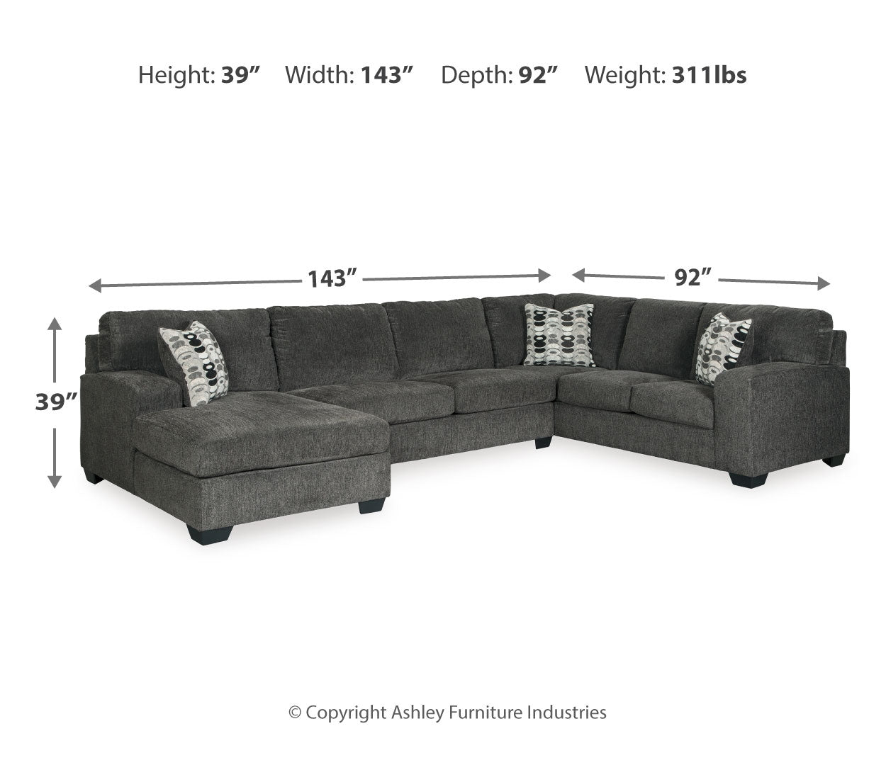 Ballinasloe 3-Piece Sectional