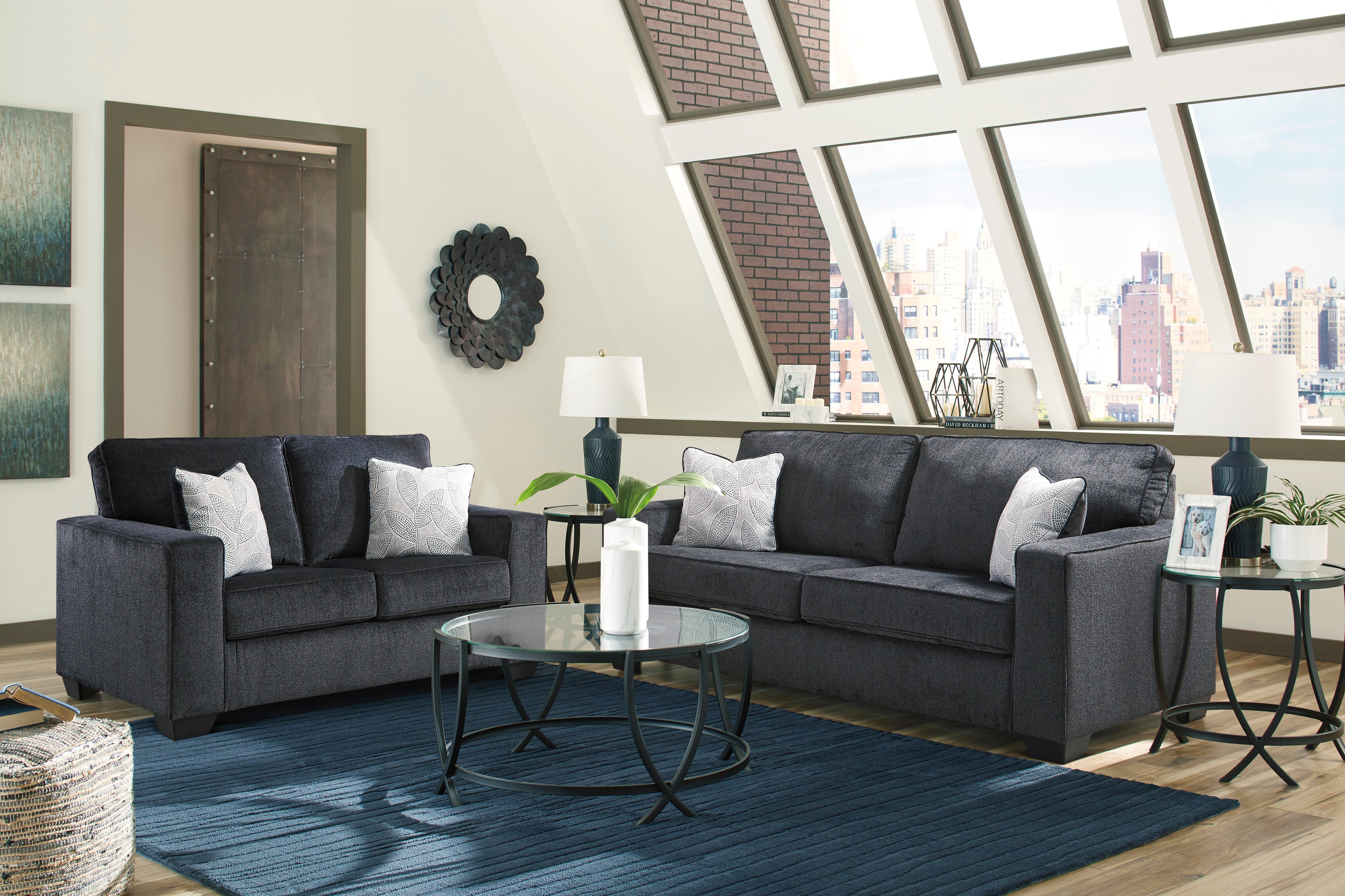 Altari Sofa and Loveseat