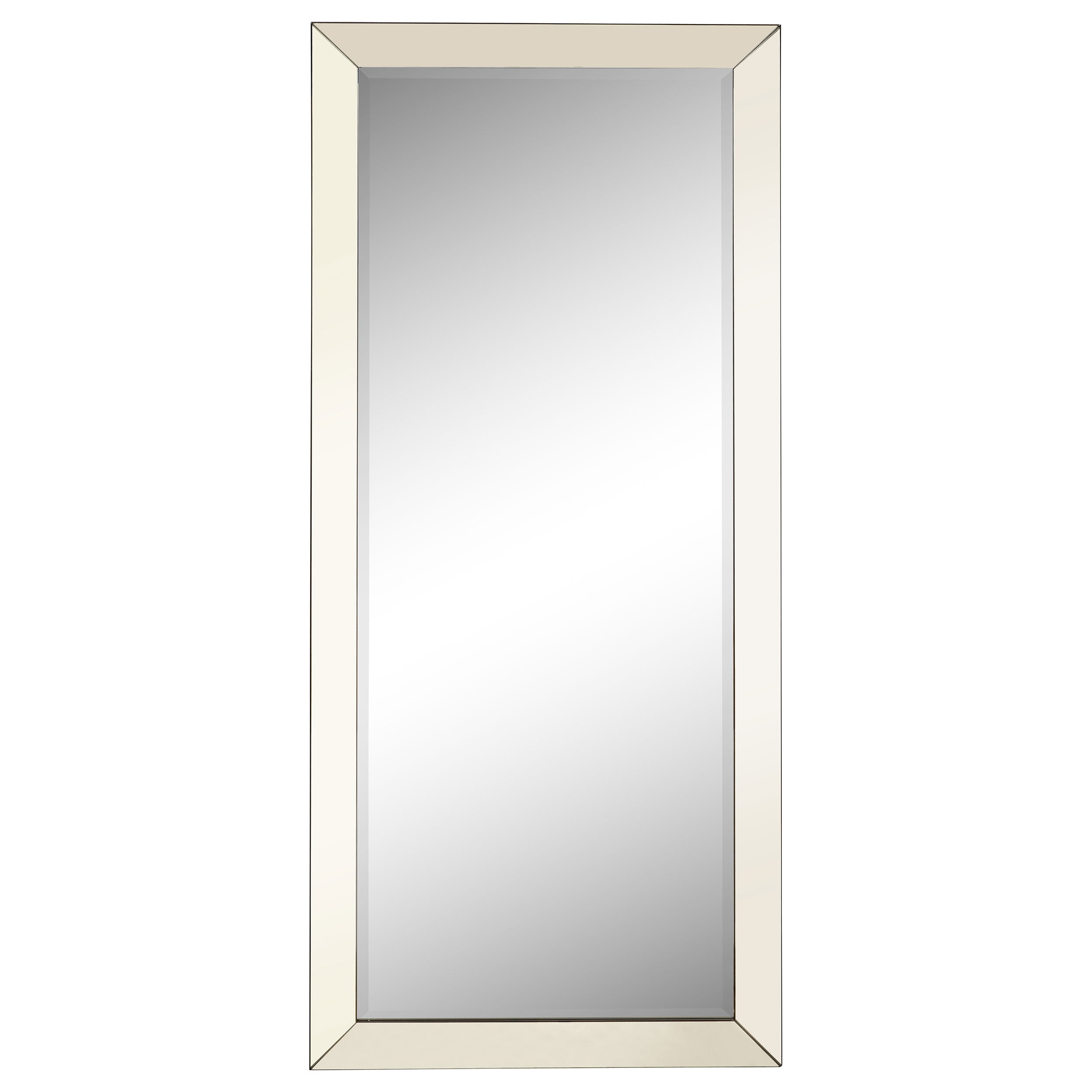 Barnett 30 x 70 Inch Length Floor or Wall Mirror Silver