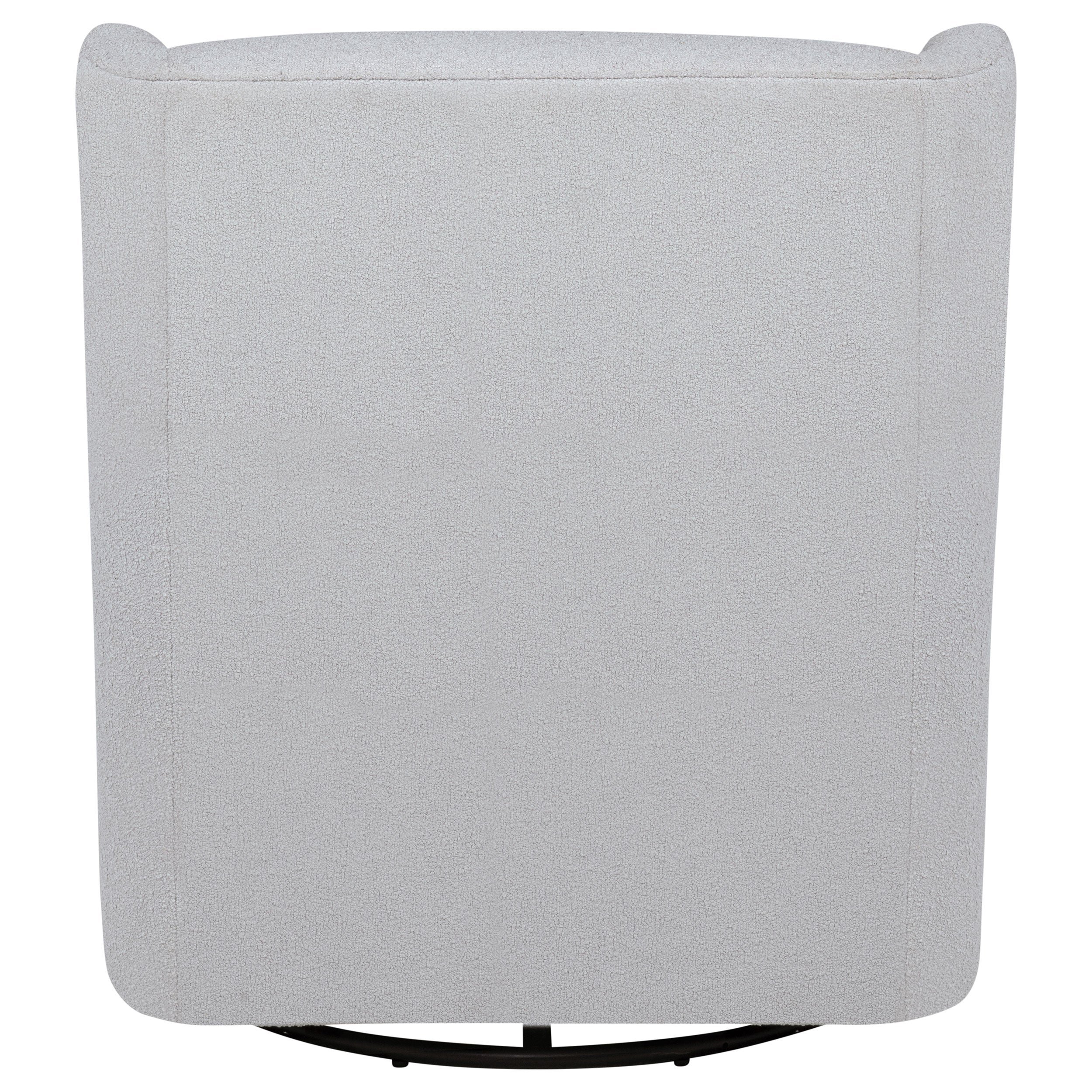 Serra Boucle Upholstered Swivel Glider Recliner Beige & Grey