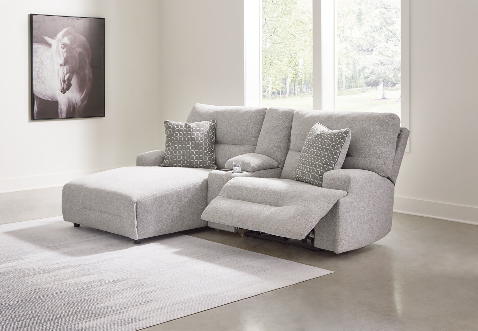 Next-Gen Nuvella Reclining Sectional Sofa