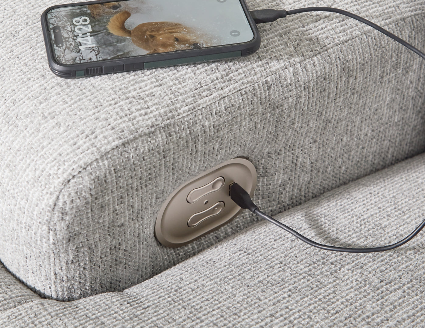 Next-Gen Nuvella Reclining Sectional Sofa