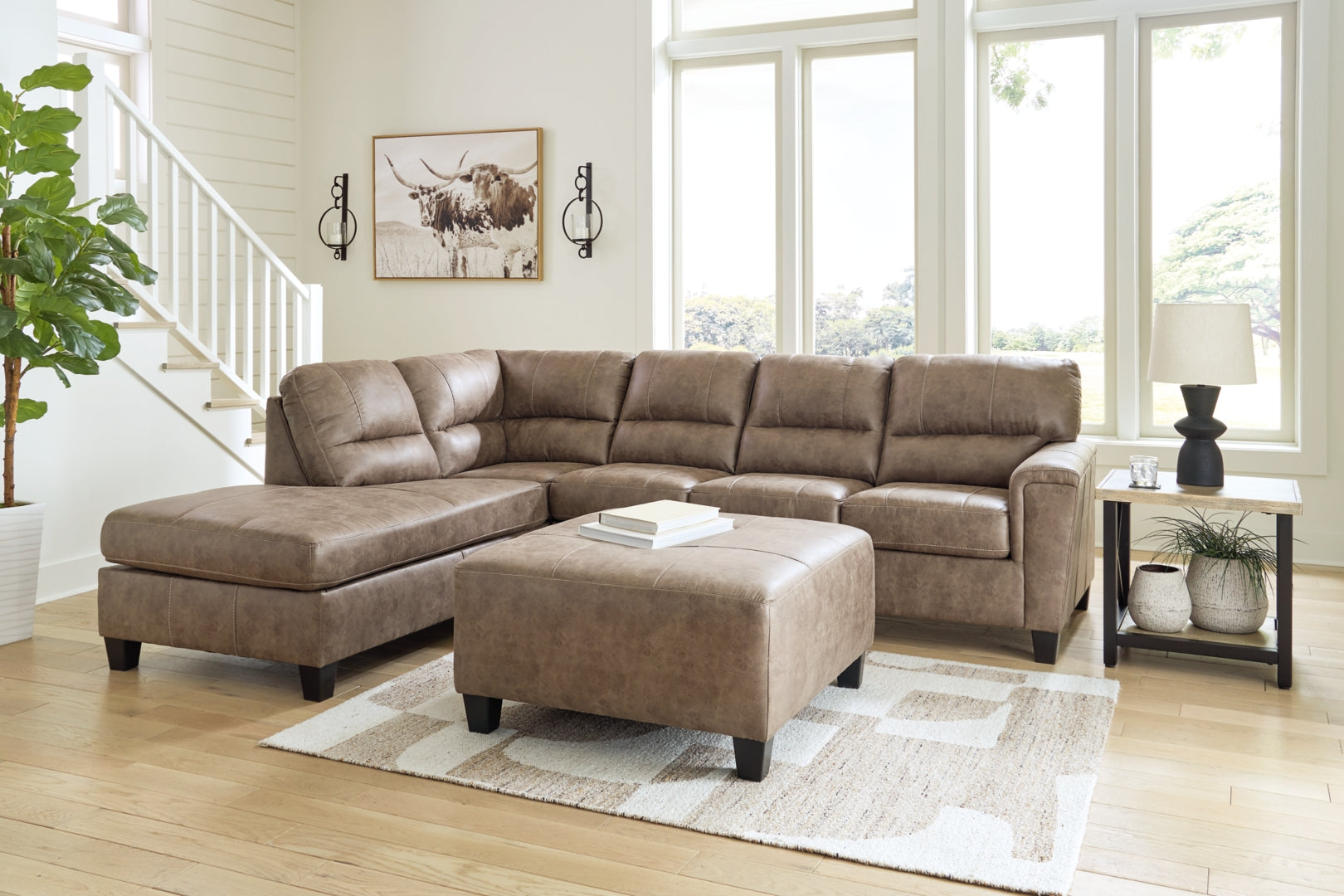 Navi 2-Piece Sectional Sofa Chaise (Sleeper Optional)