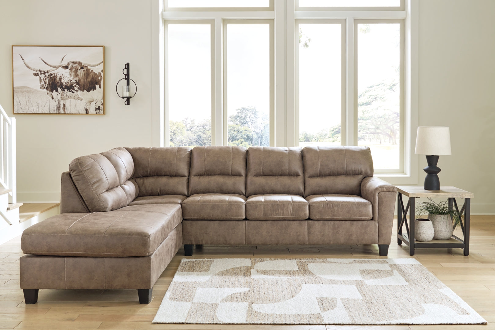 Navi 2-Piece Sectional Sofa Chaise (Sleeper Optional)