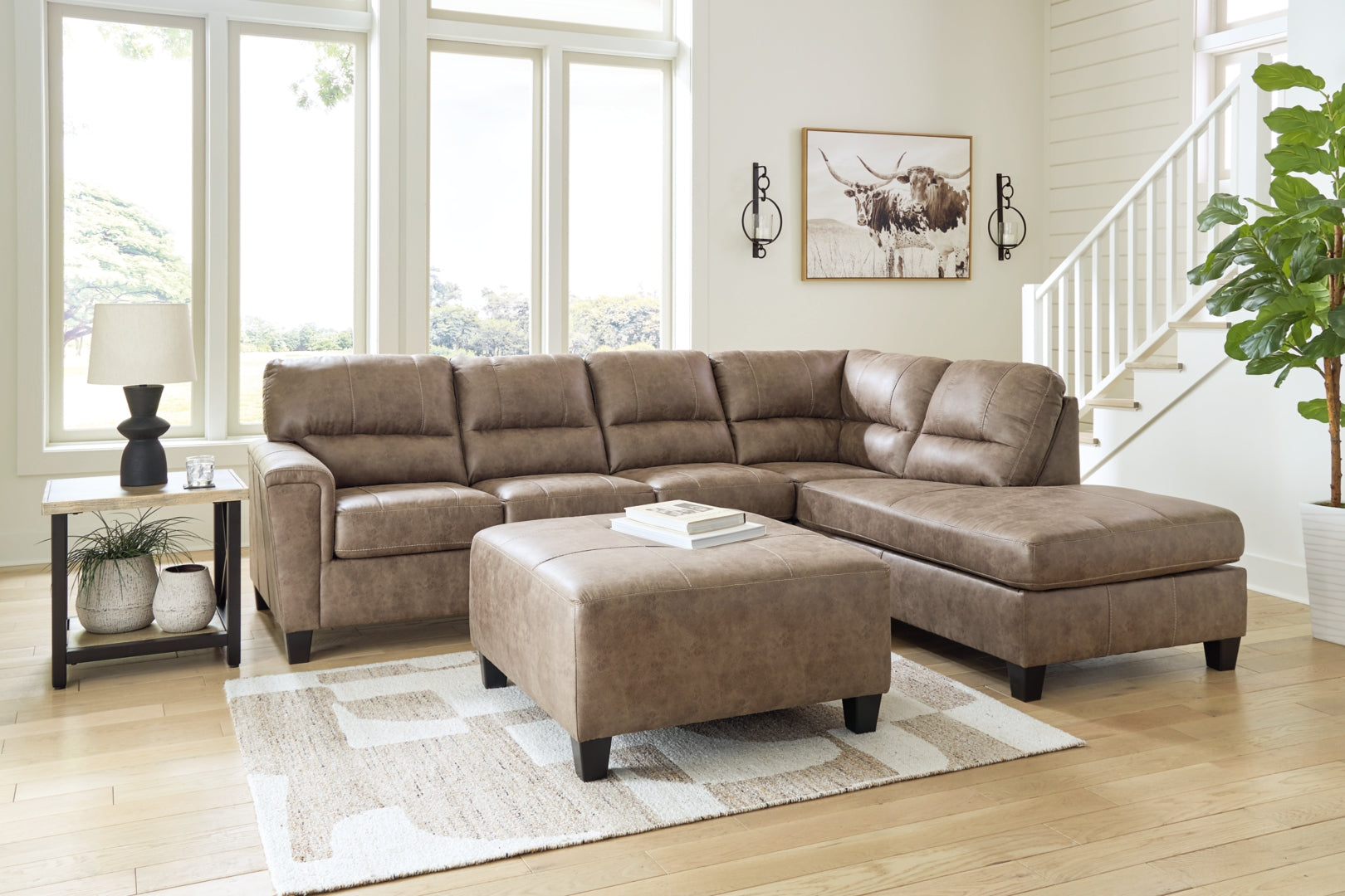 Navi 2-Piece Sectional Sofa Chaise (Sleeper Optional)