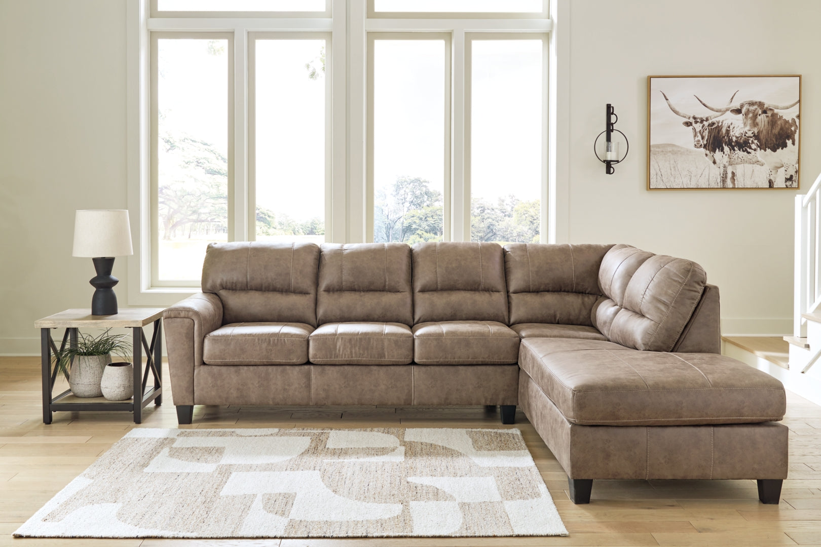 Navi 2-Piece Sectional Sofa Chaise (Sleeper Optional)