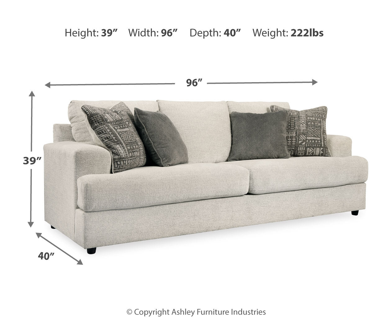 Soletren Sofa (Queen Sleeper Option)