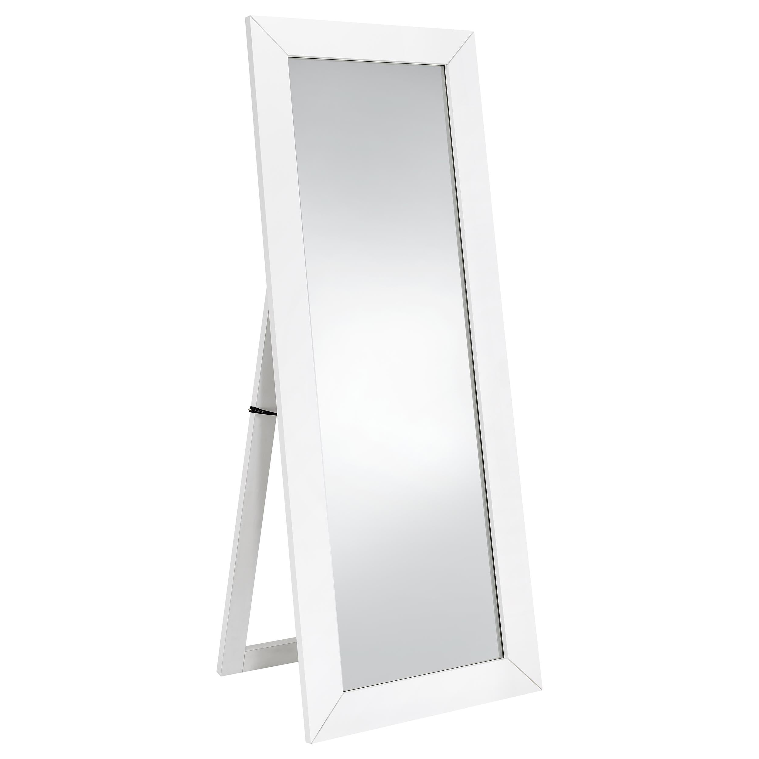 Cadence Tempered Glass Length Mirror Grey Washed Oak
