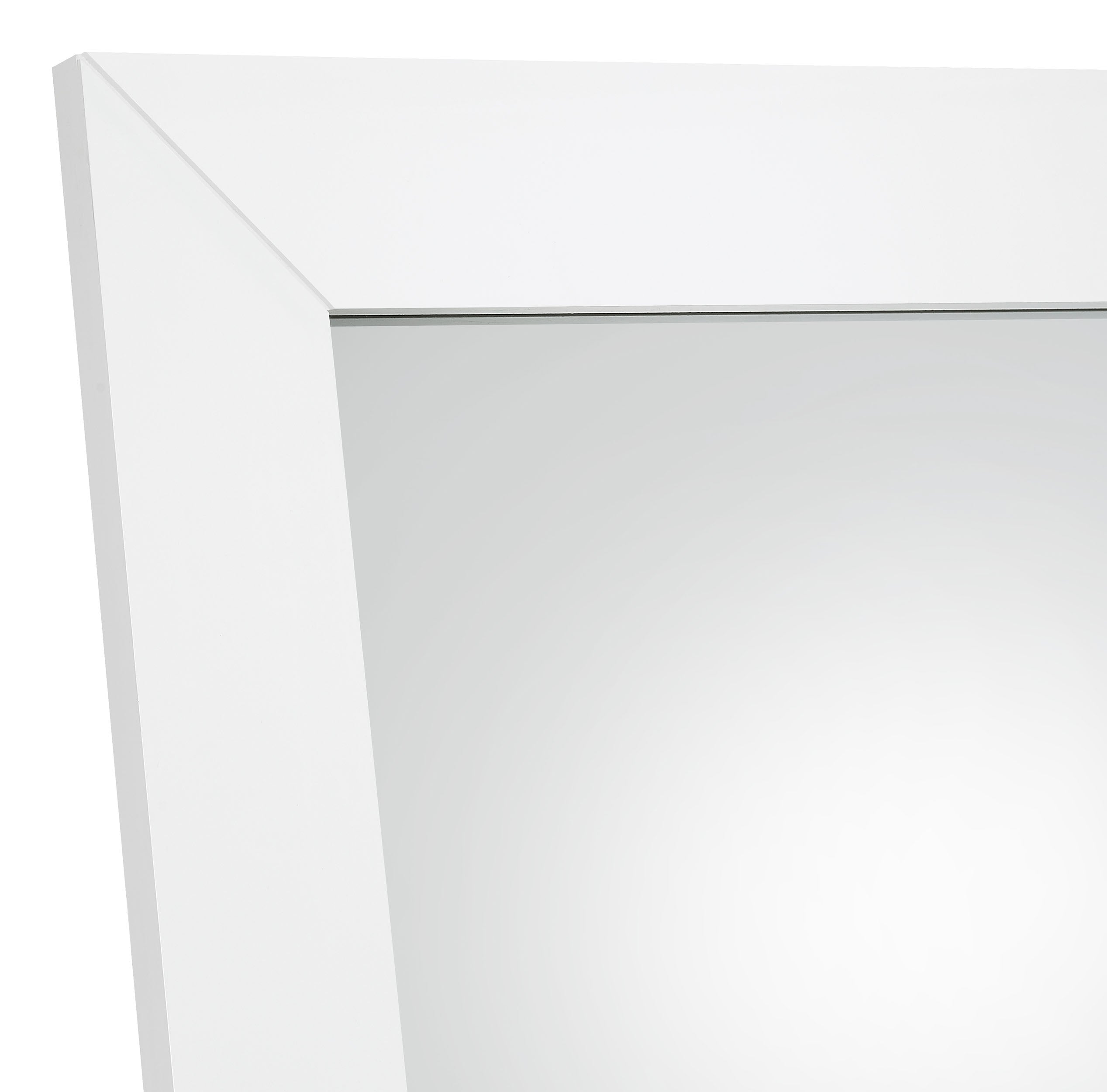 Cadence Tempered Glass Length Mirror Grey Washed Oak