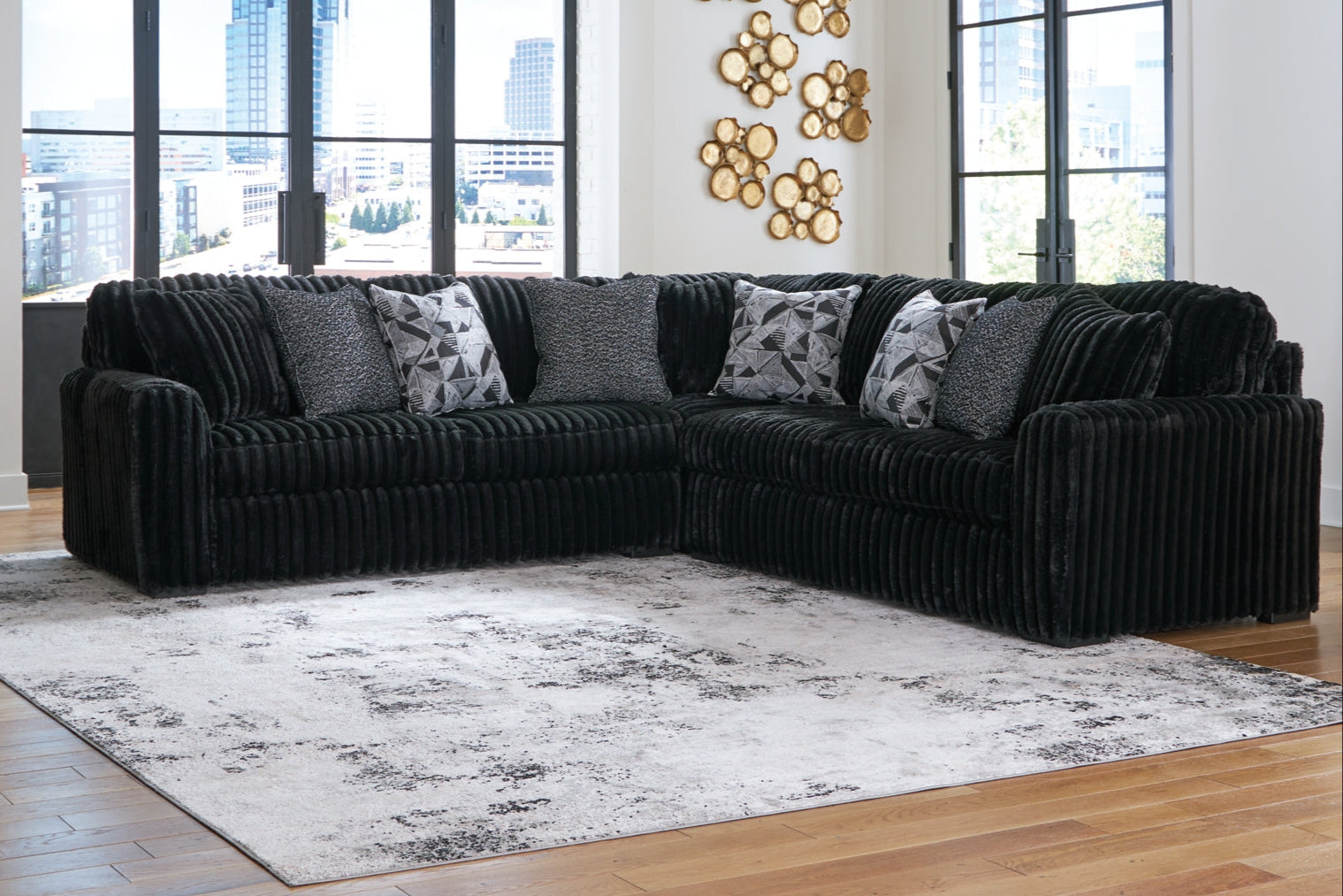 Midnight-Madness Sectional (Customizable)