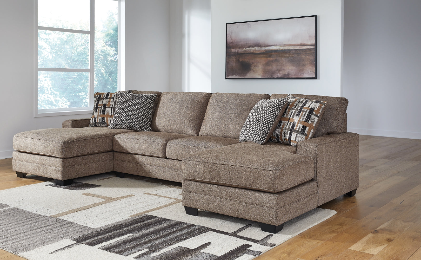 Cannonbrook 3-Piece Sectional with Chaise (Customizable)