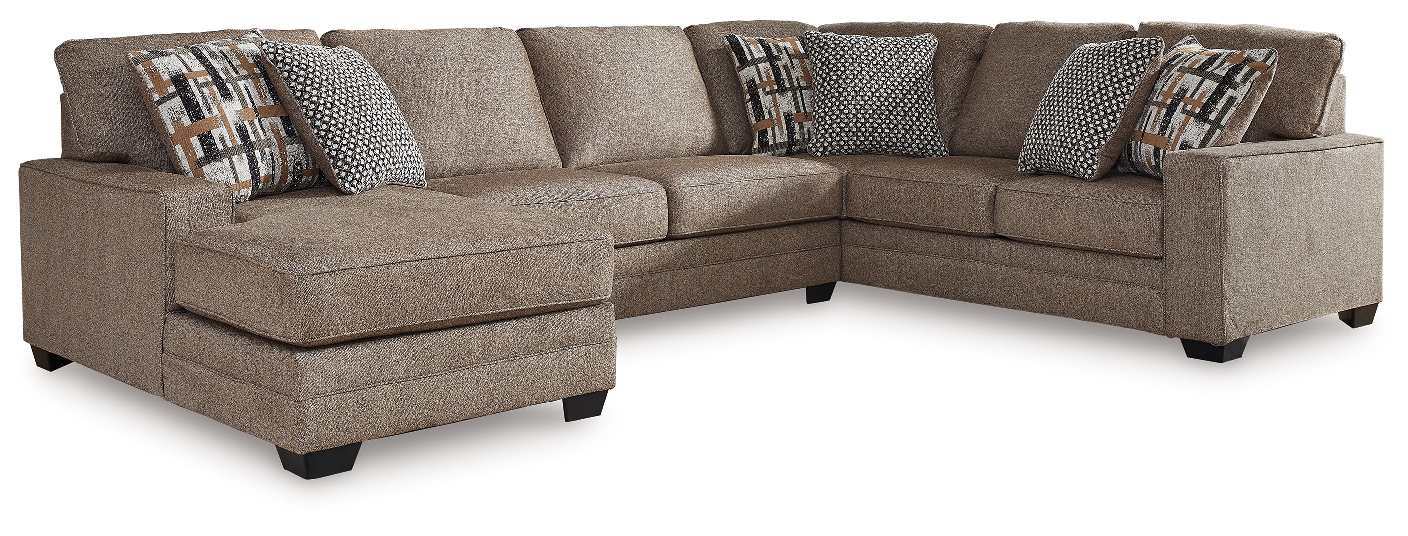 Cannonbrook 3-Piece Sectional with Chaise (Customizable)