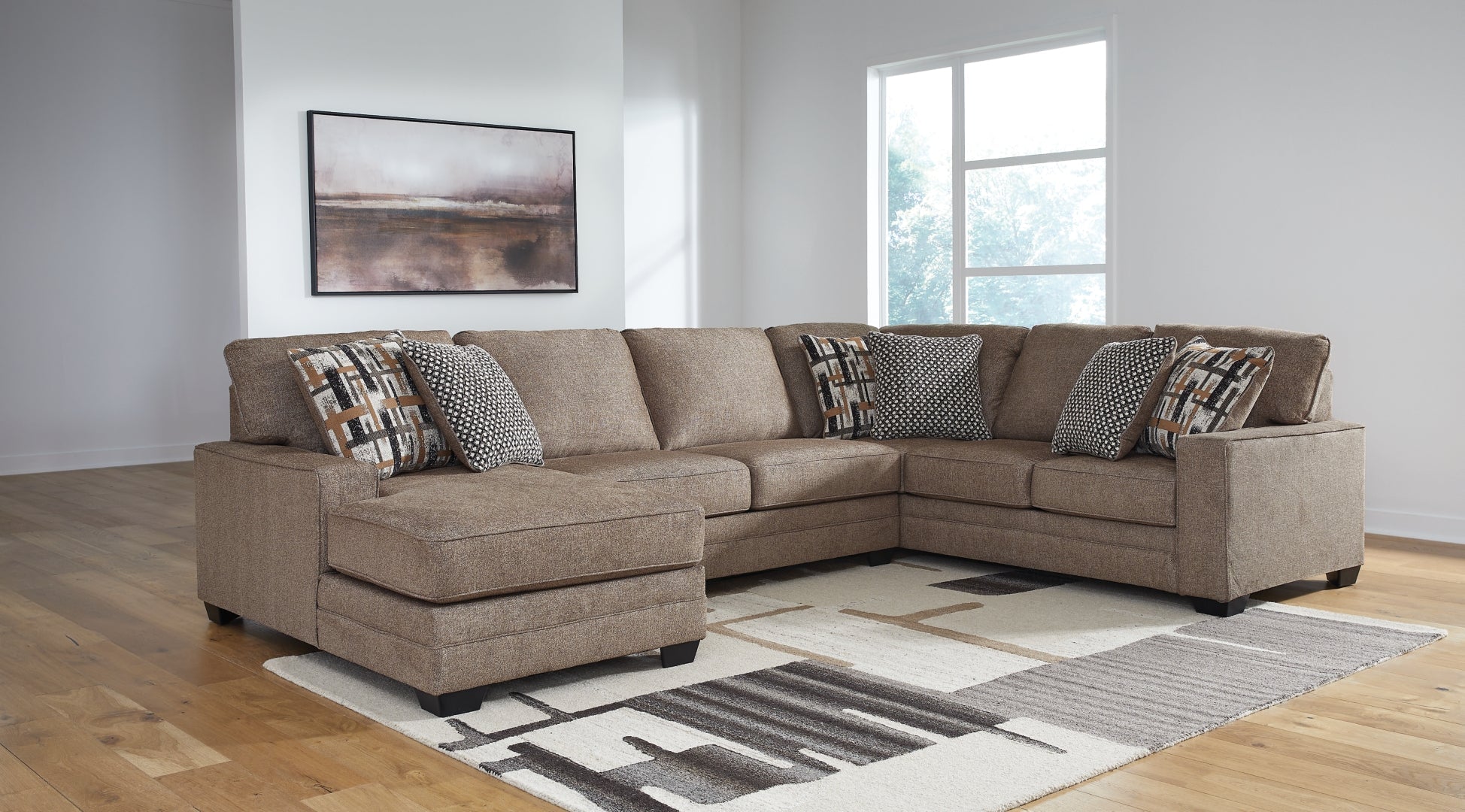 Cannonbrook 3-Piece Sectional with Chaise (Customizable)