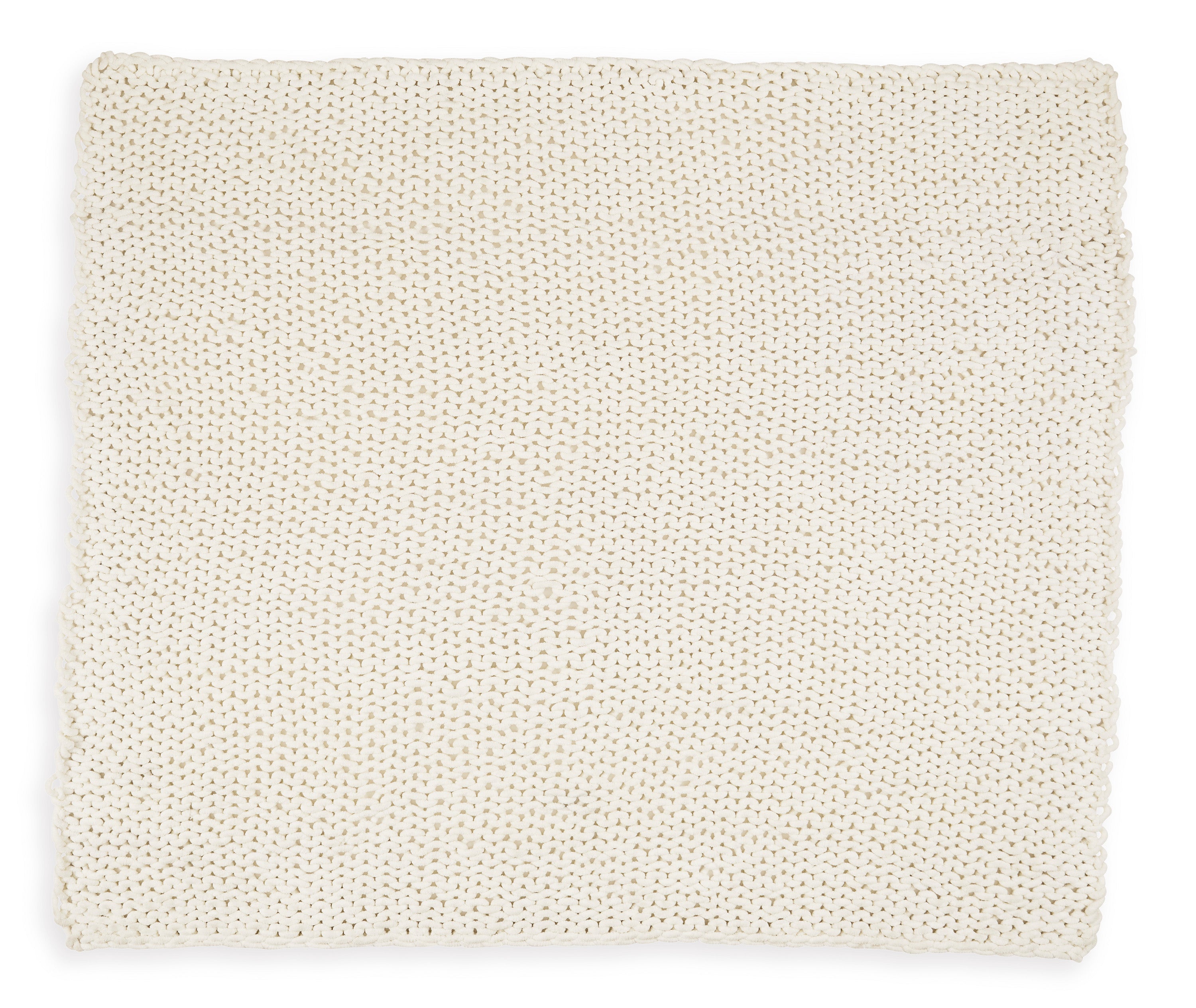 Hand-Knitted Throw Blanket
