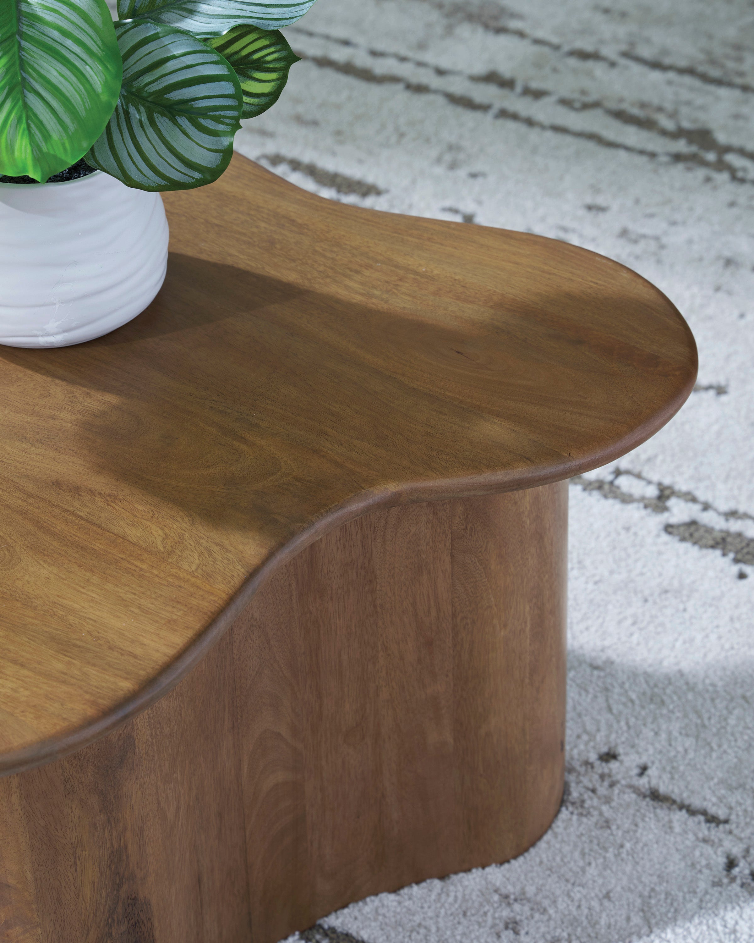 Abeford Solid Wood Coffee Table (2 Pieces)