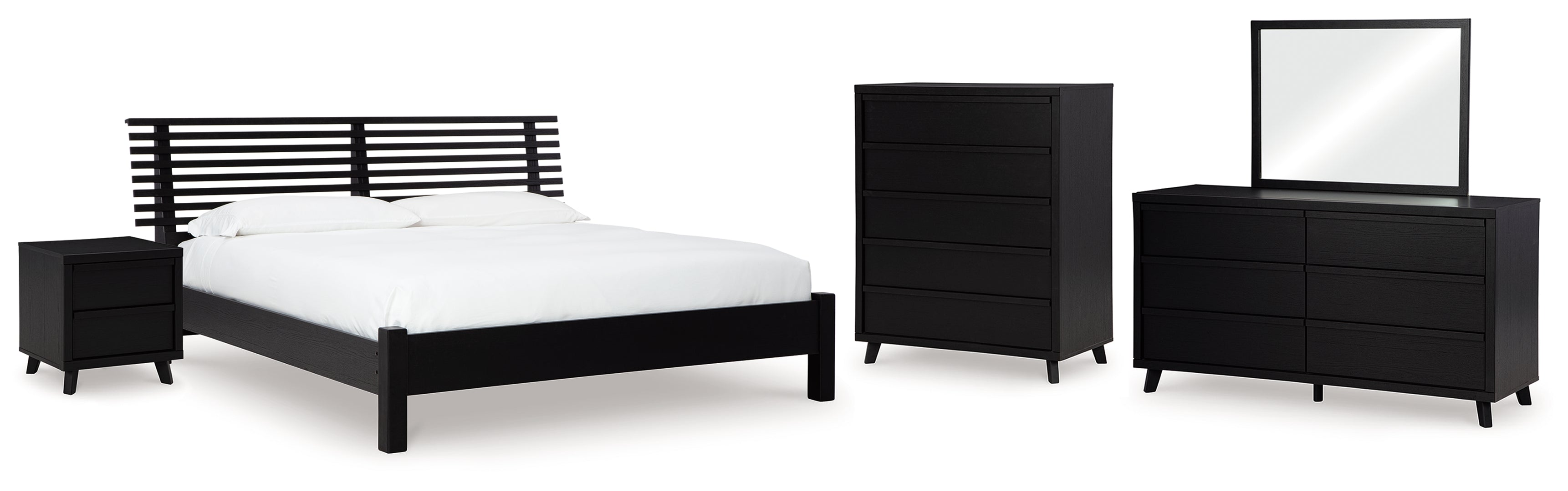 Danziar Black Bedroom Set