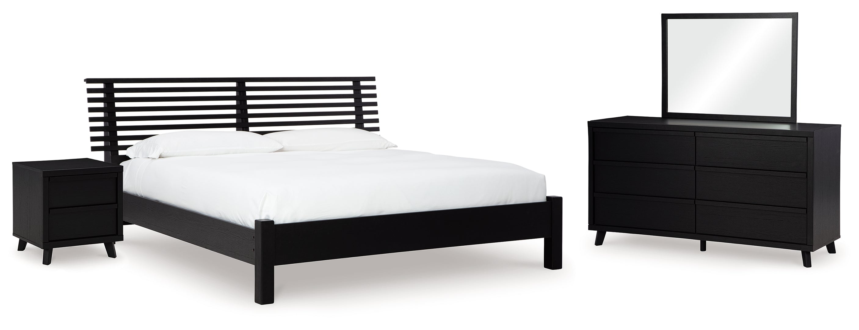 Danziar Black Bedroom Set