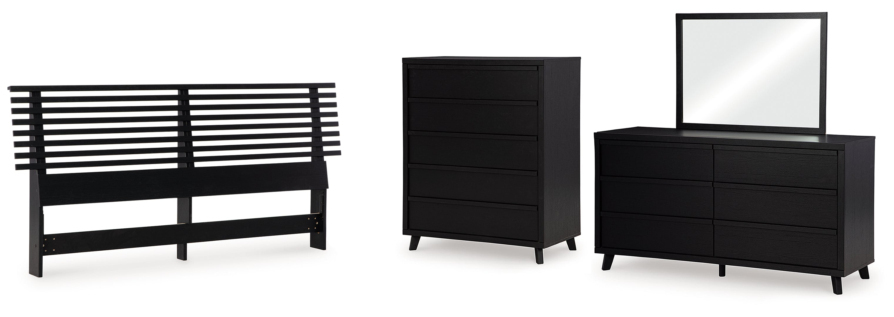 Danziar Black Bedroom Set