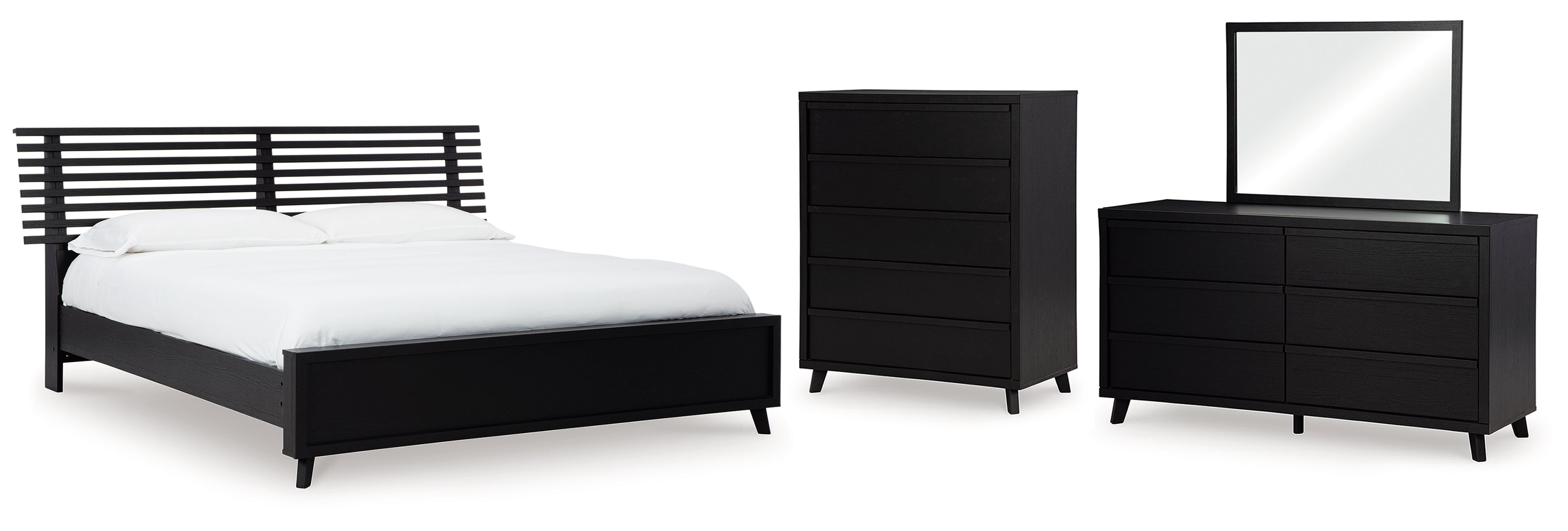 Danziar Black Bedroom Set