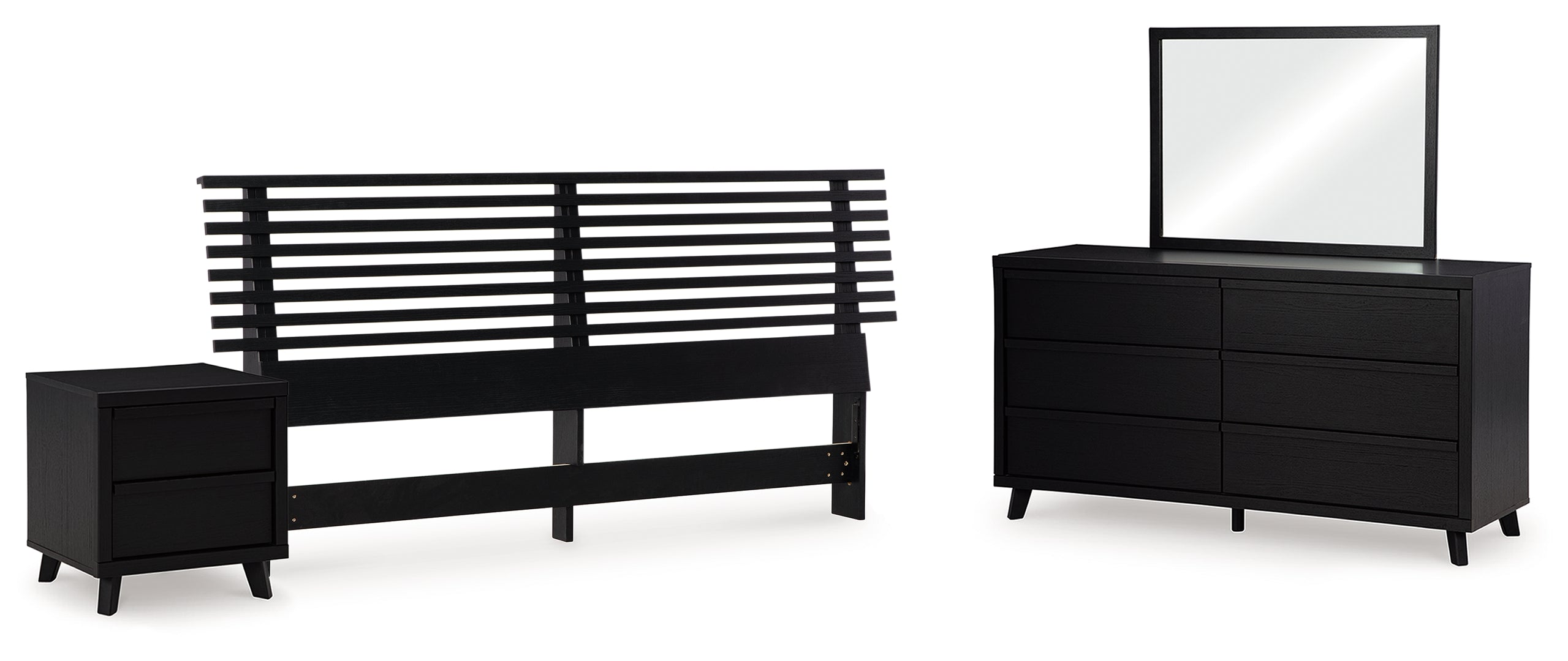 Danziar Black Bedroom Set