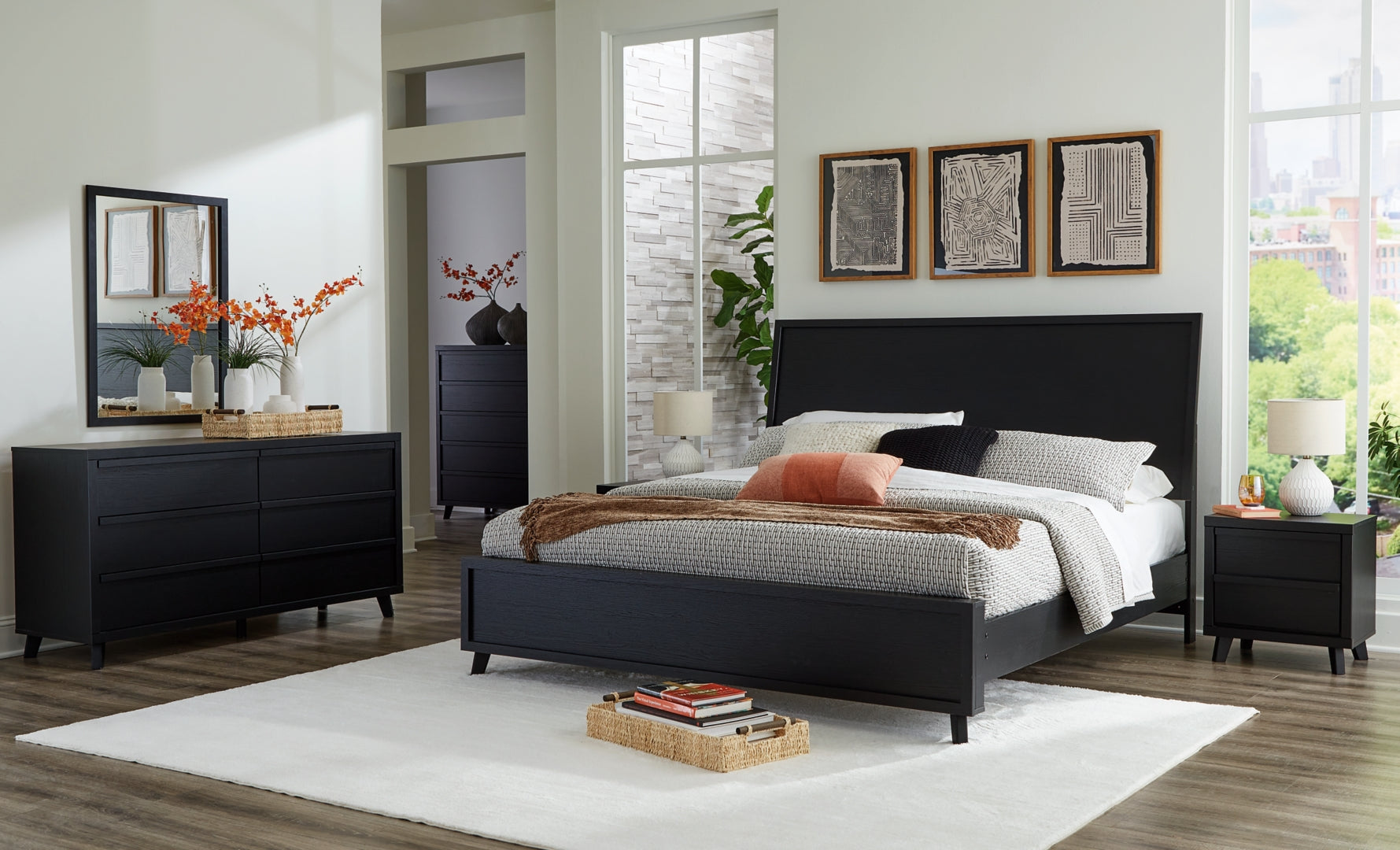 Danziar Black Bedroom Set