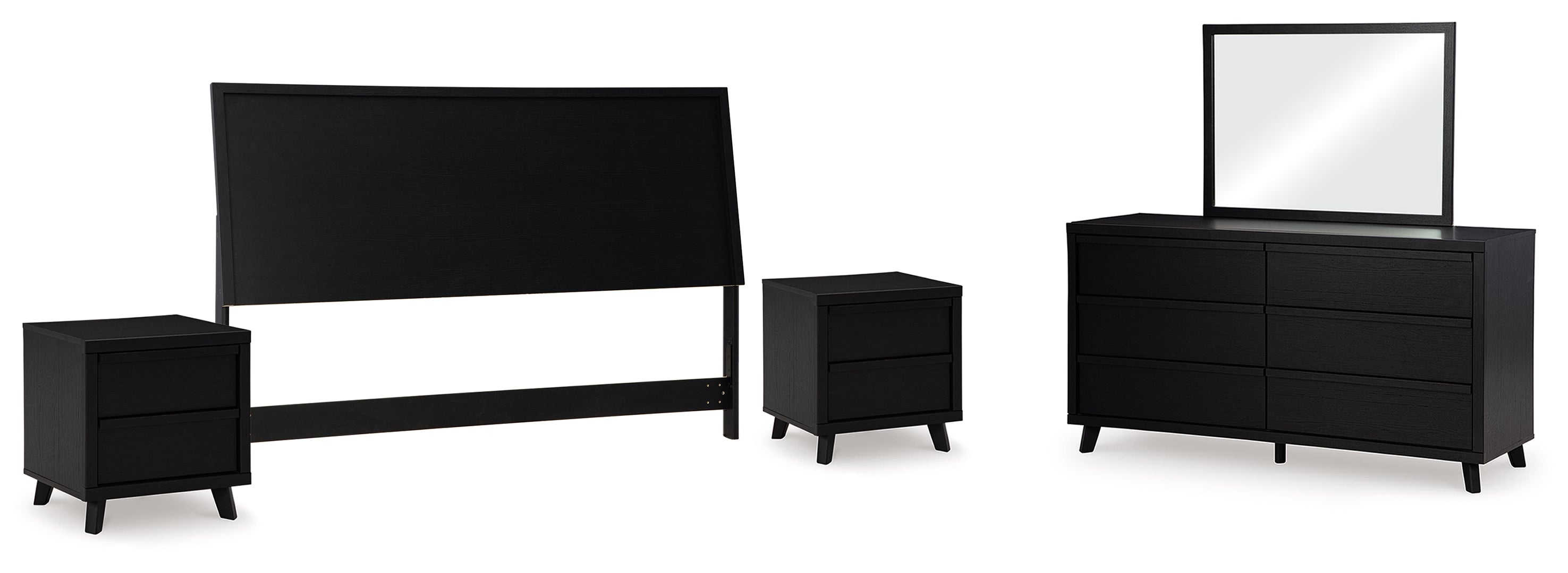 Danziar Black Bedroom Set