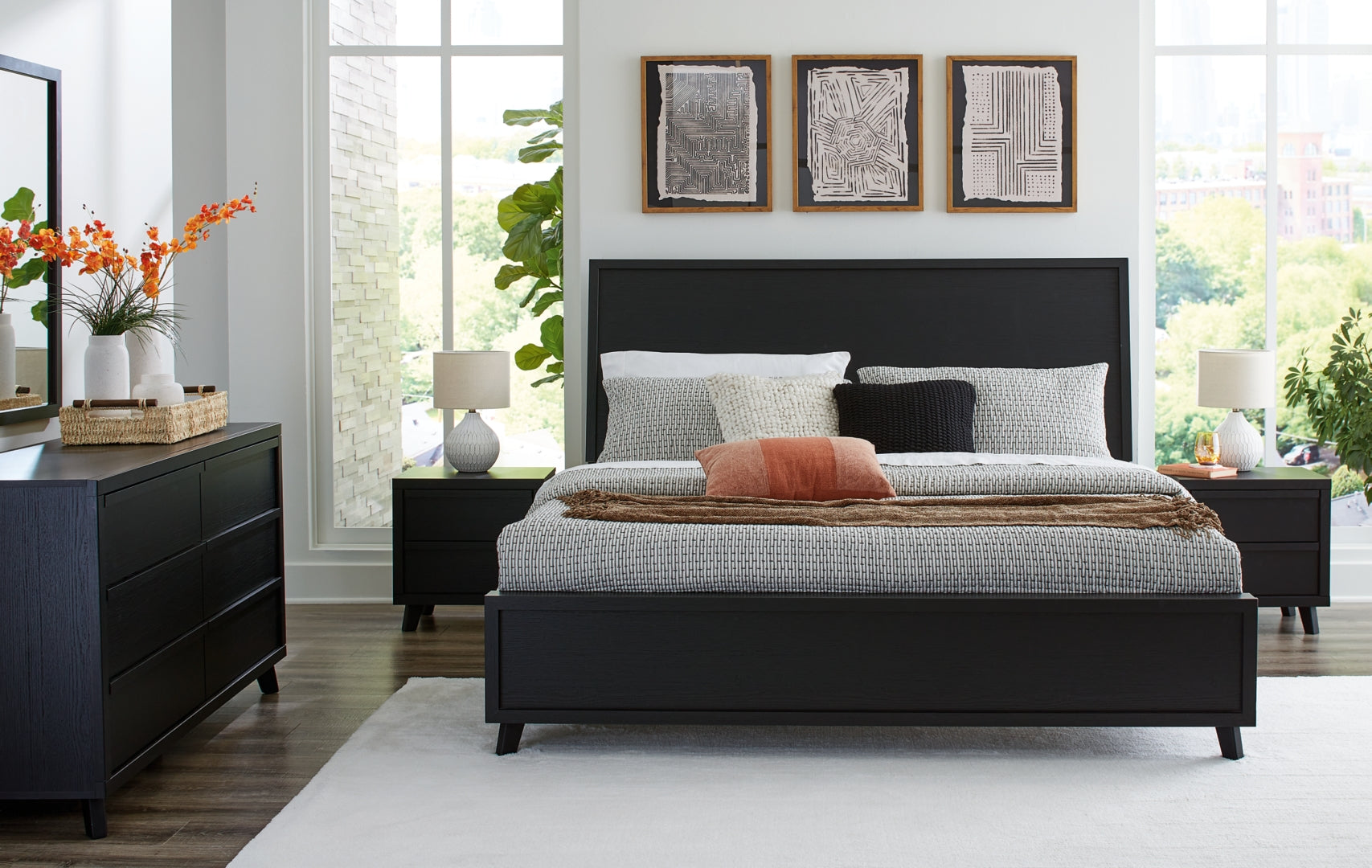 Danziar Black Bedroom Set