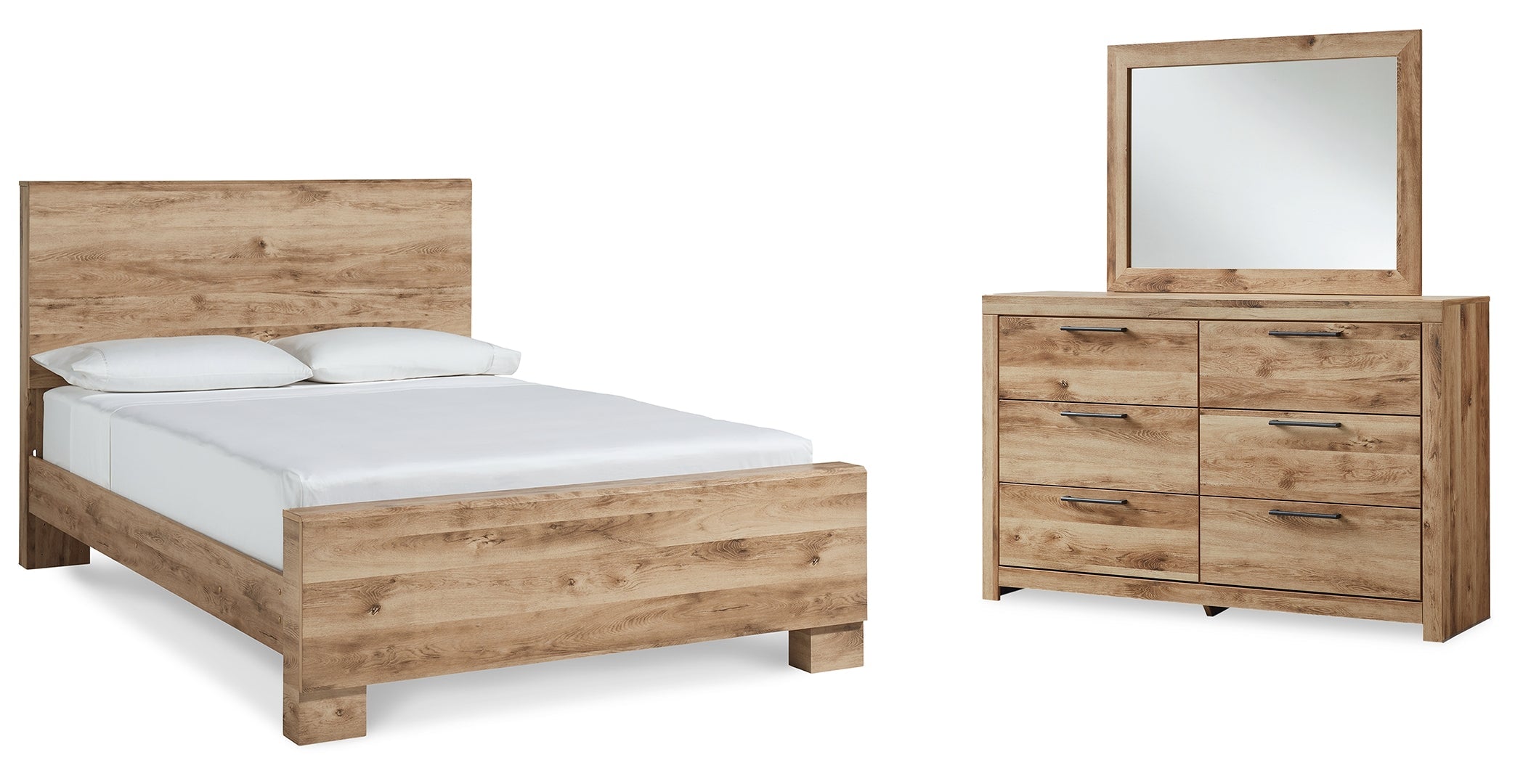 Hyanna Brwon Panel Bedroom Set