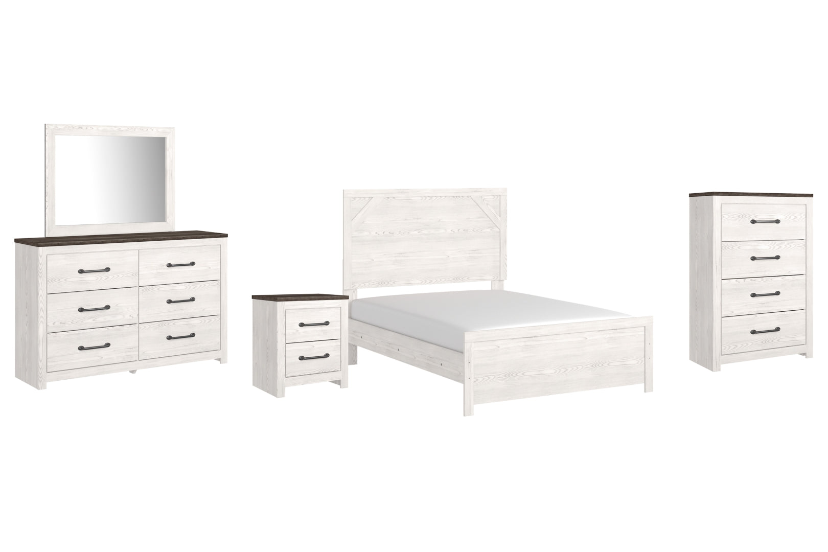 Gerridan White Panel Bedroom Set