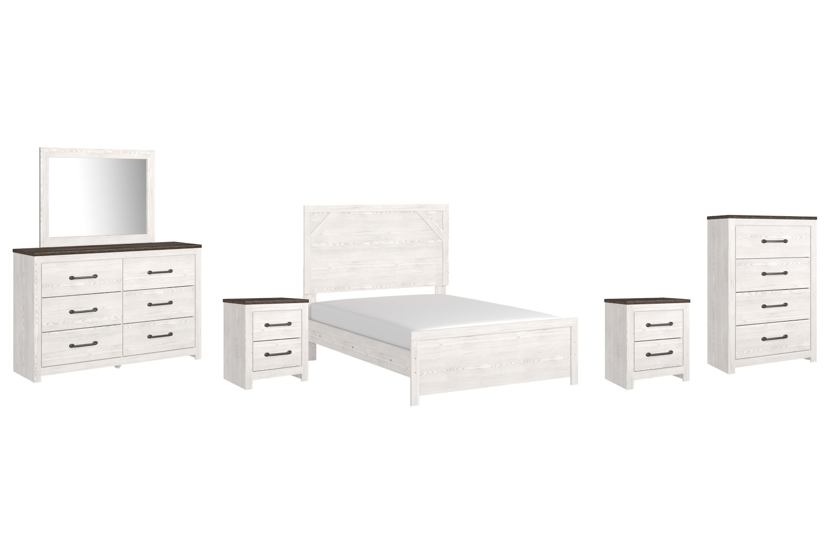 Gerridan White Panel Bedroom Set
