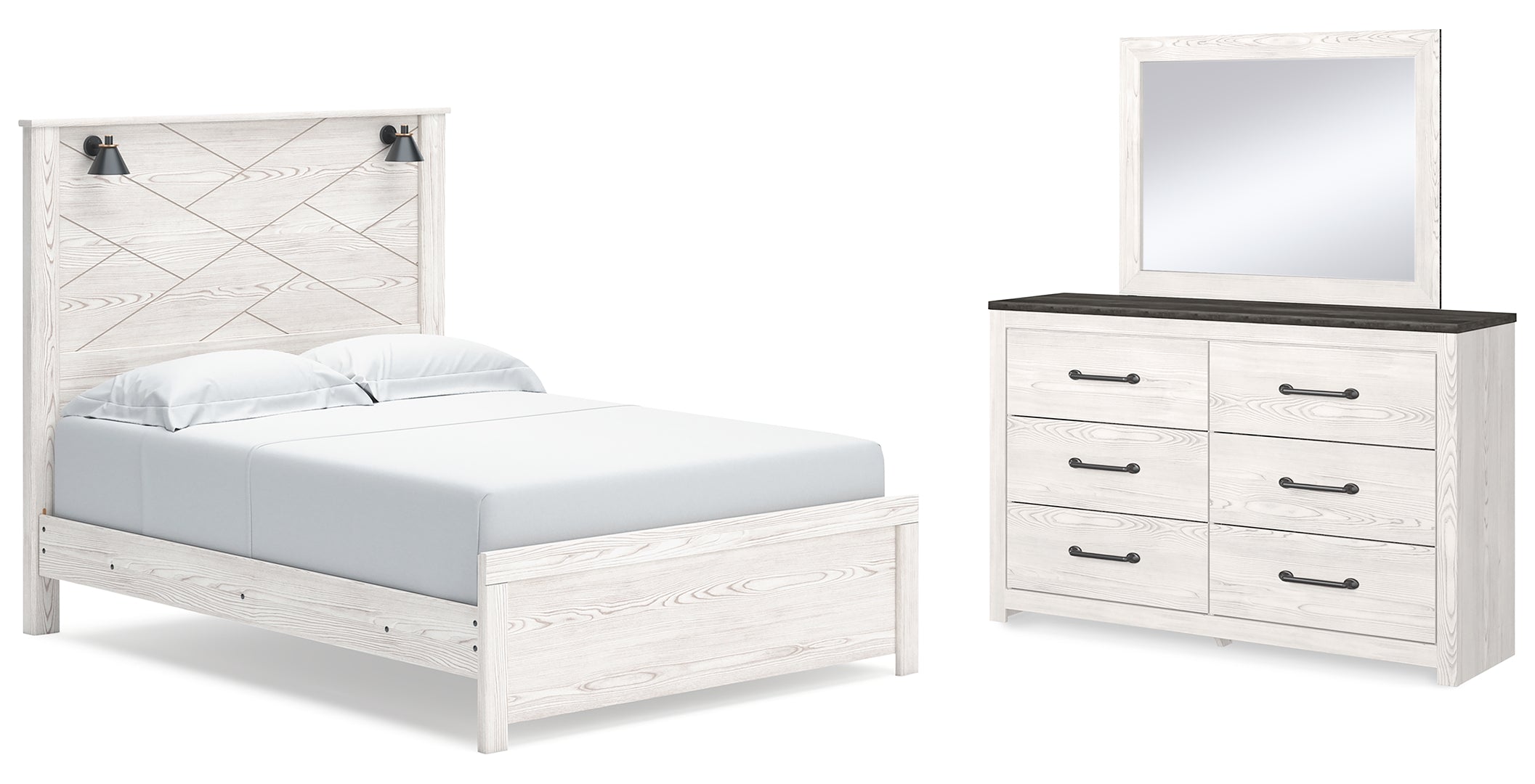 Gerridan White Panel Bedroom Set