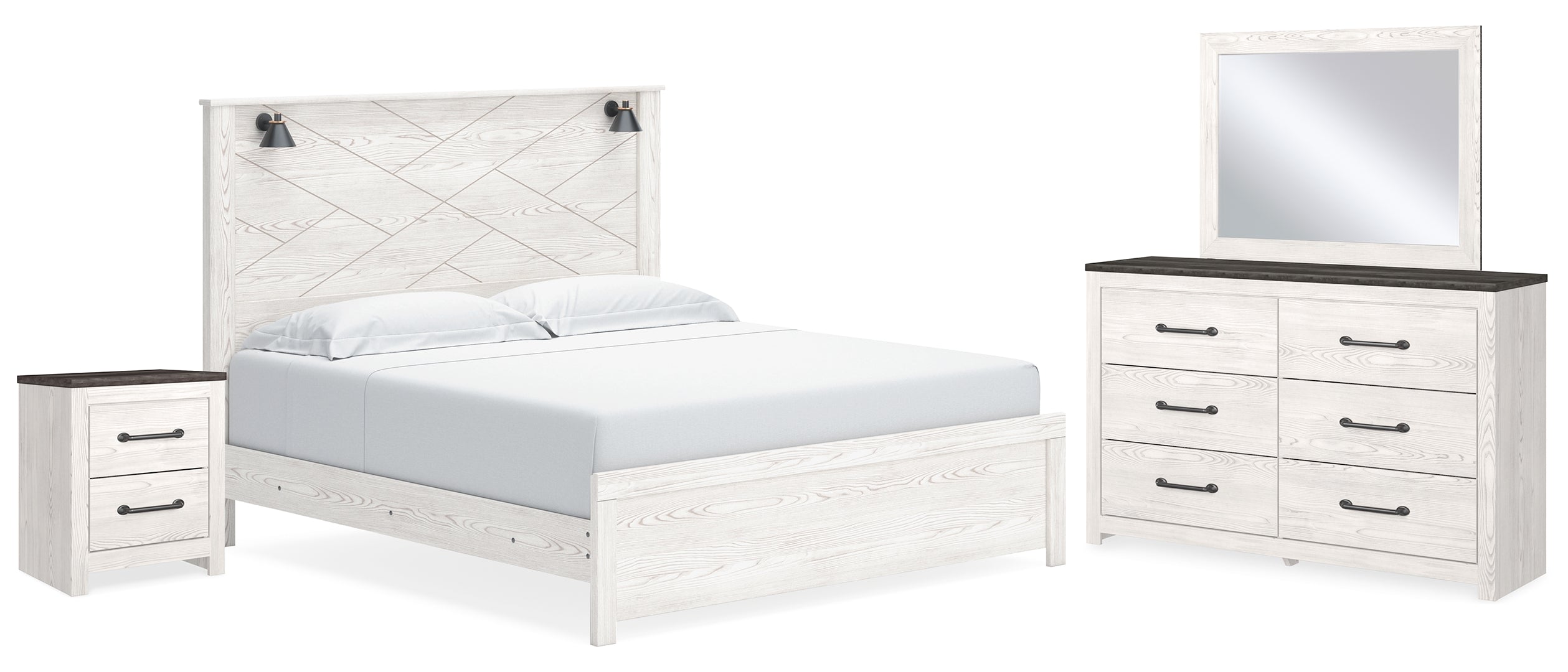 Gerridan White Panel Bedroom Set