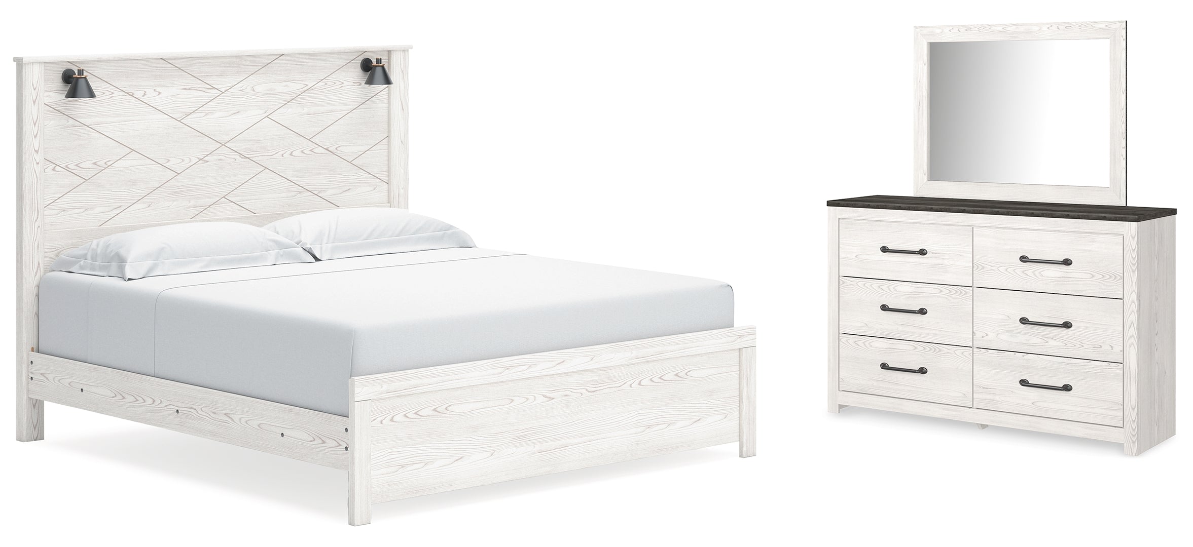 Gerridan White Panel Bedroom Set