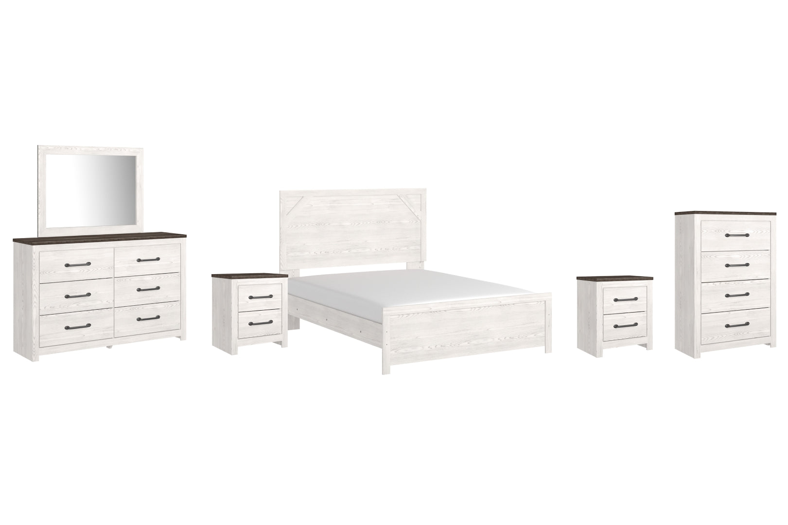 Gerridan White Panel Bedroom Set