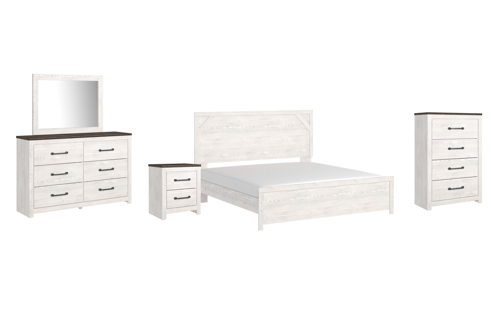 Gerridan White Panel Bedroom Set