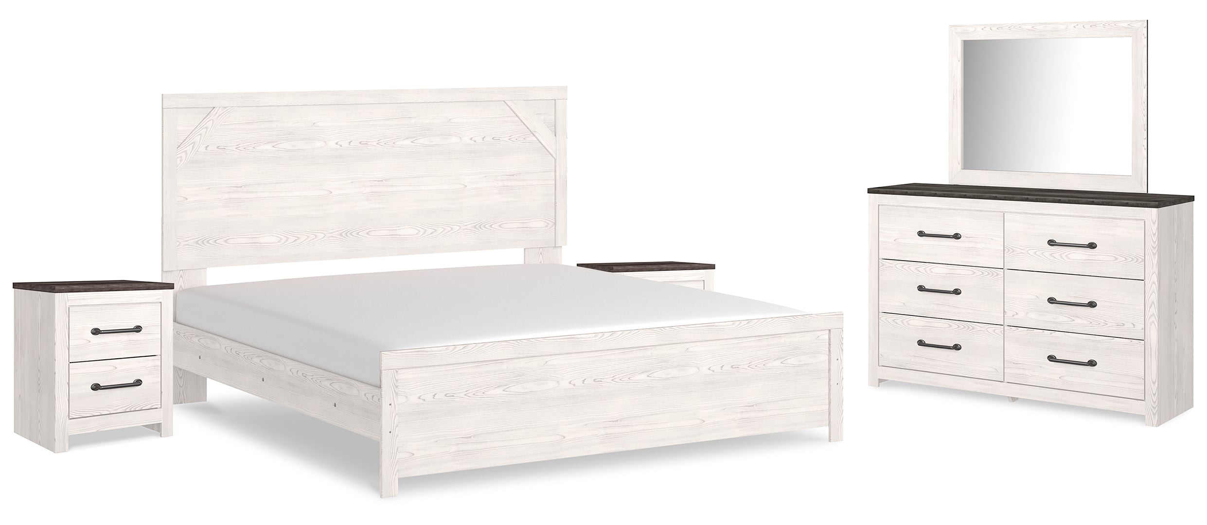 Gerridan White Panel Bedroom Set
