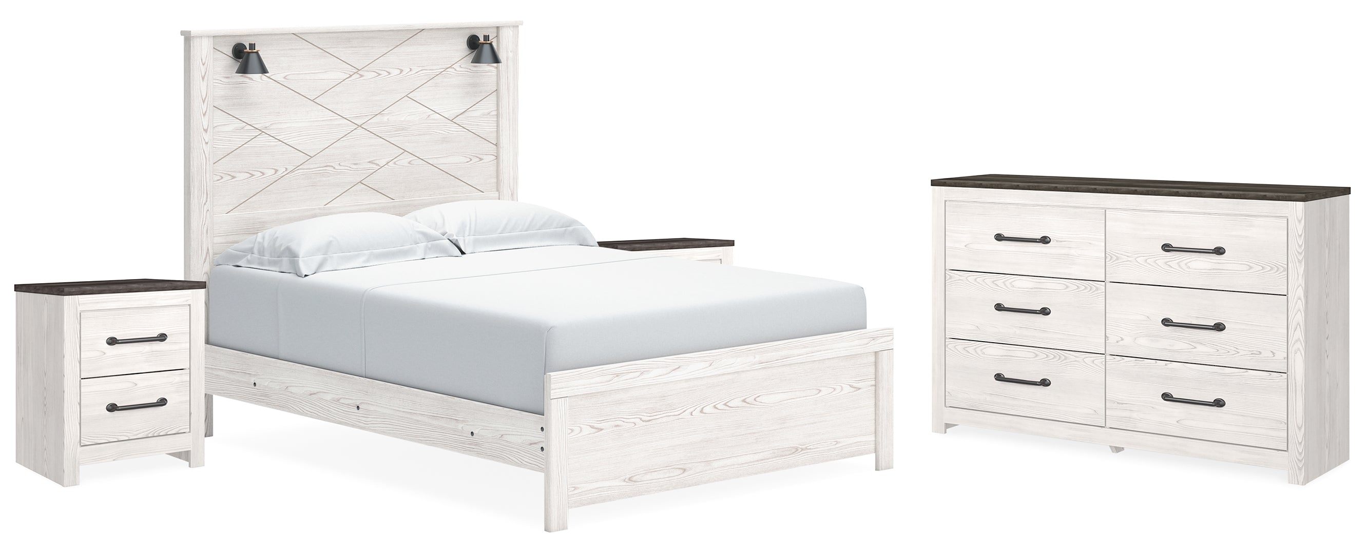 Gerridan White Panel Bedroom Set