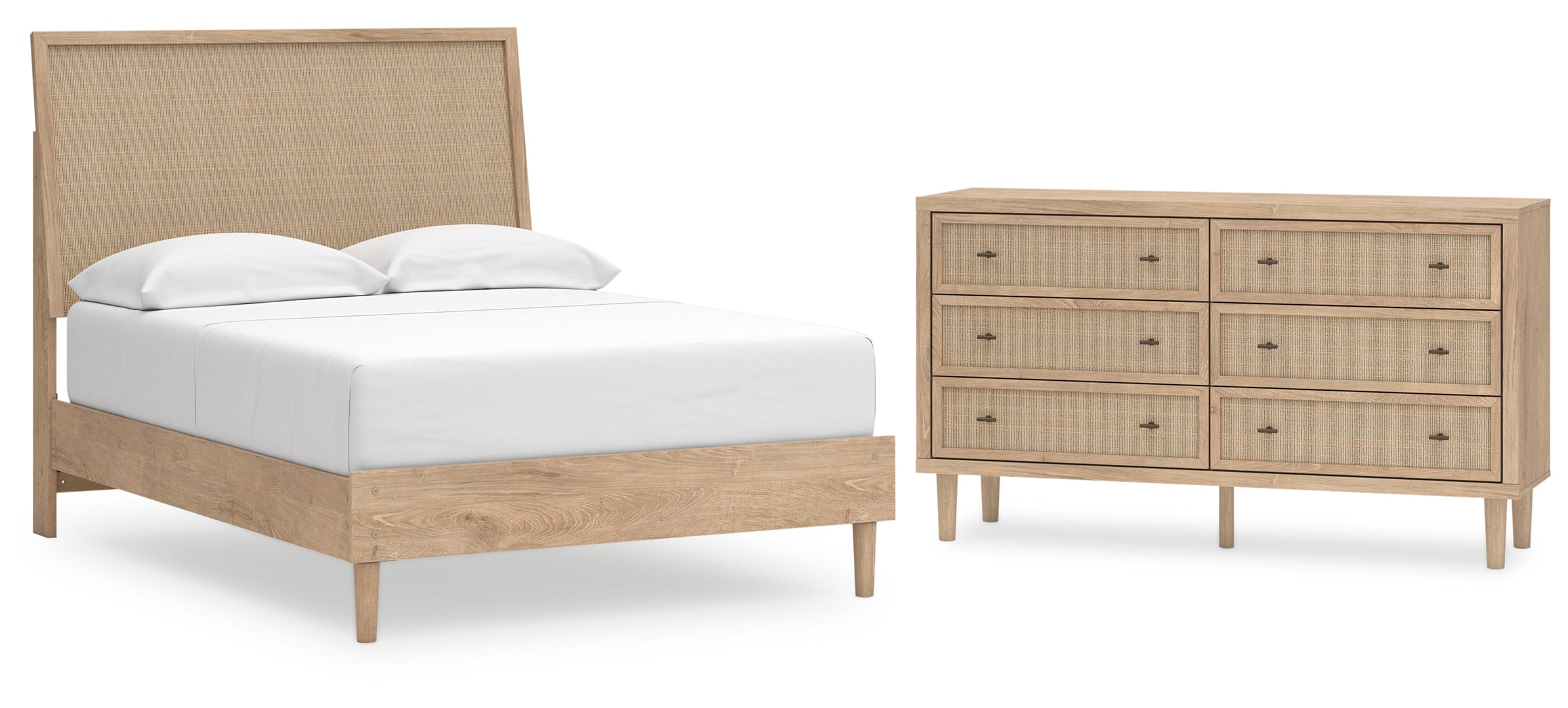 Cielden Brown Panel Bedroom Set