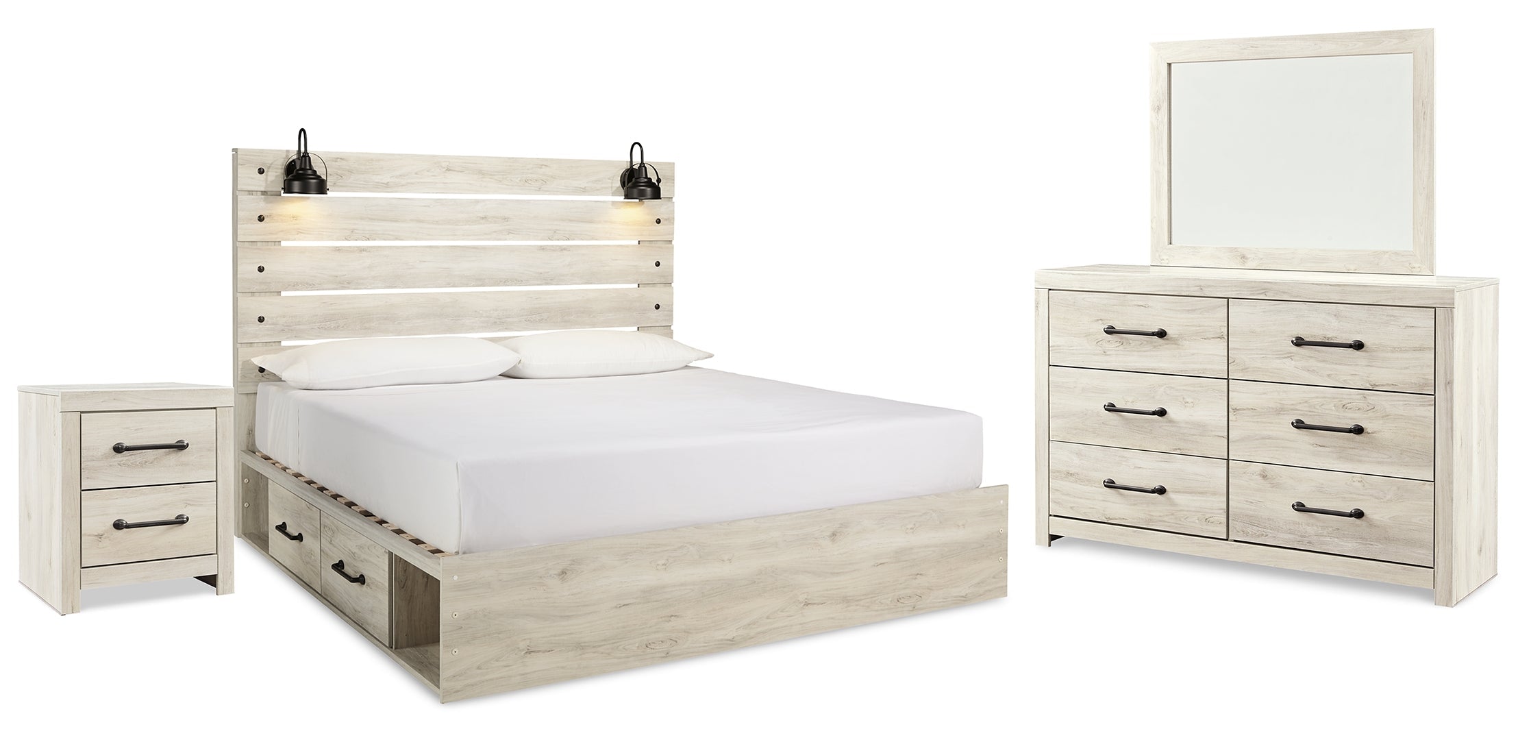 Cambeck Beige Panel Bedroom Set