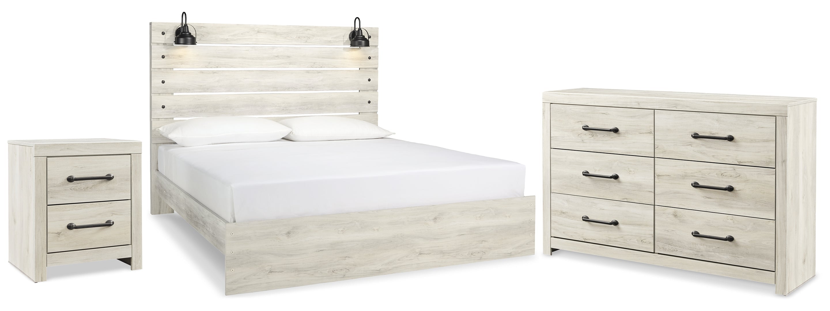 Cambeck Beige Panel Bedroom Set