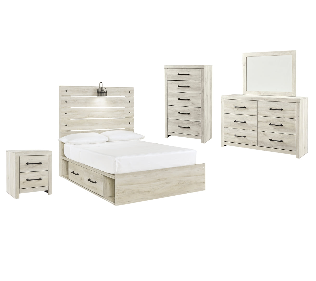 Cambeck Beige Panel Bedroom Set