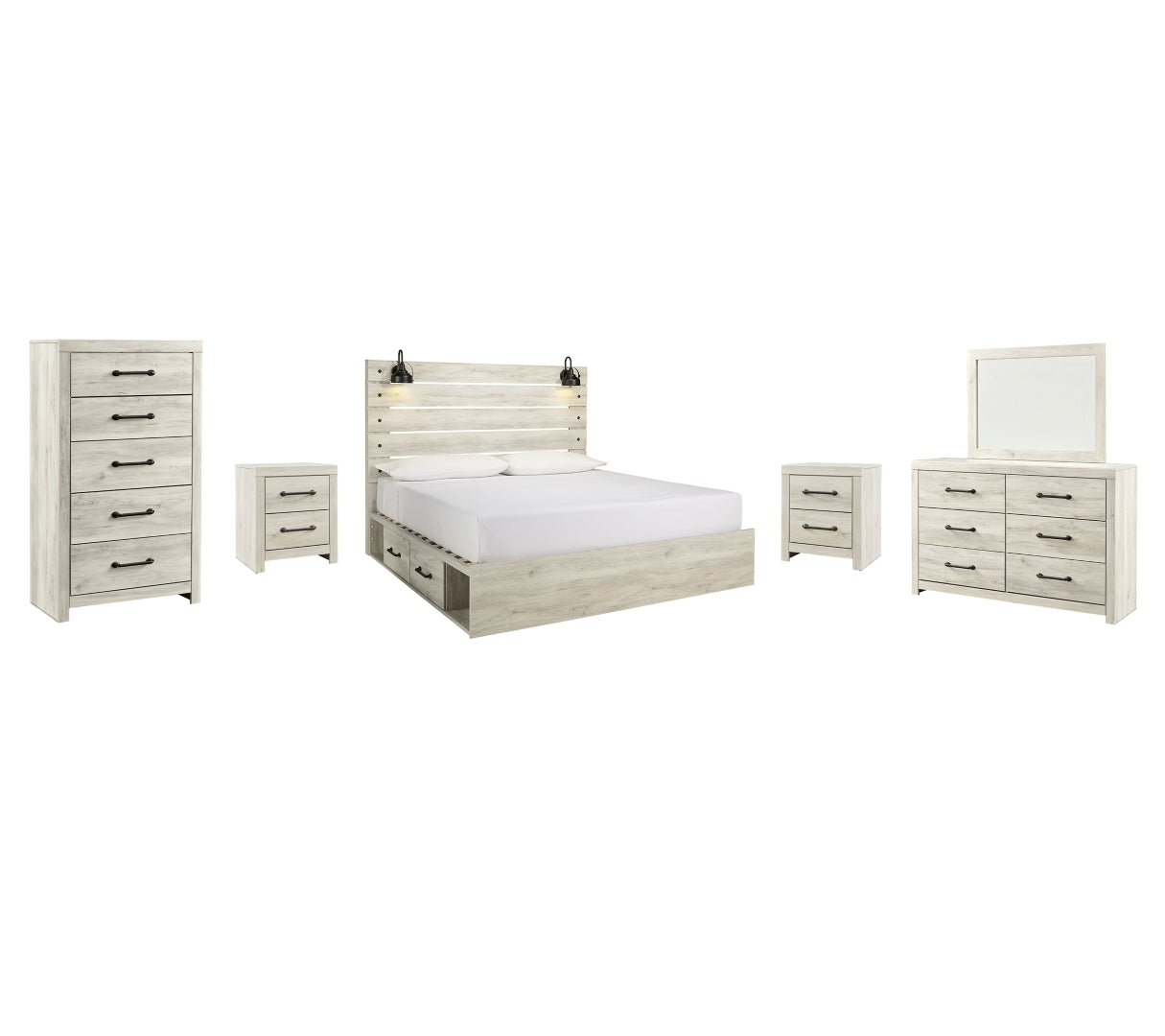Cambeck Beige Panel Bedroom Set