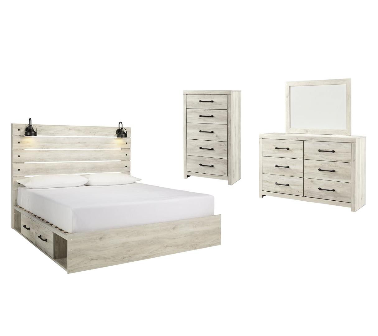 Cambeck Beige Panel Bedroom Set