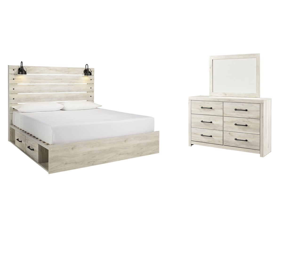 Cambeck Beige Panel Bedroom Set