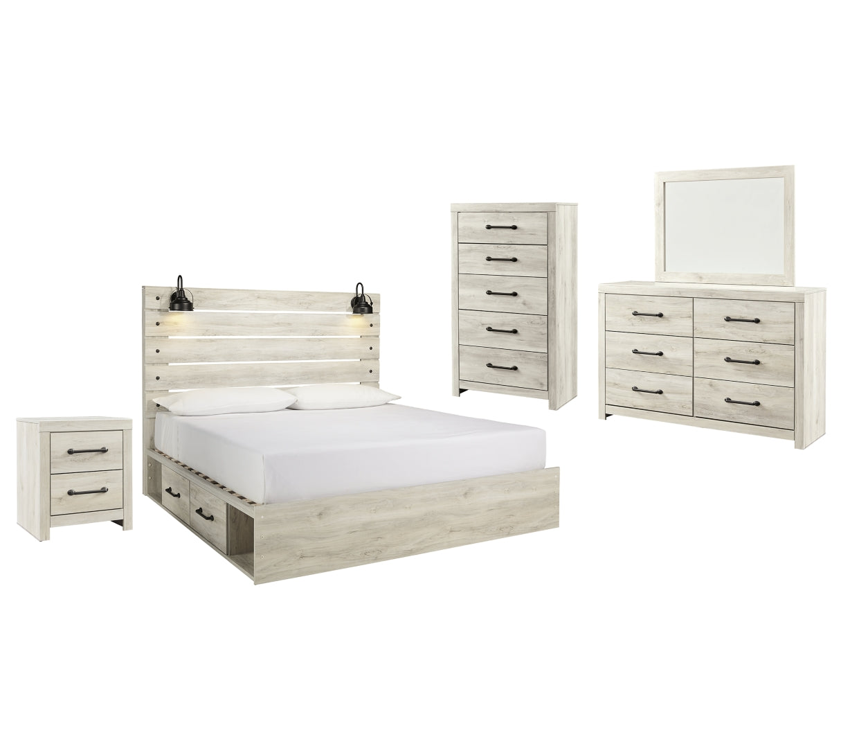 Cambeck Beige Panel Bedroom Set