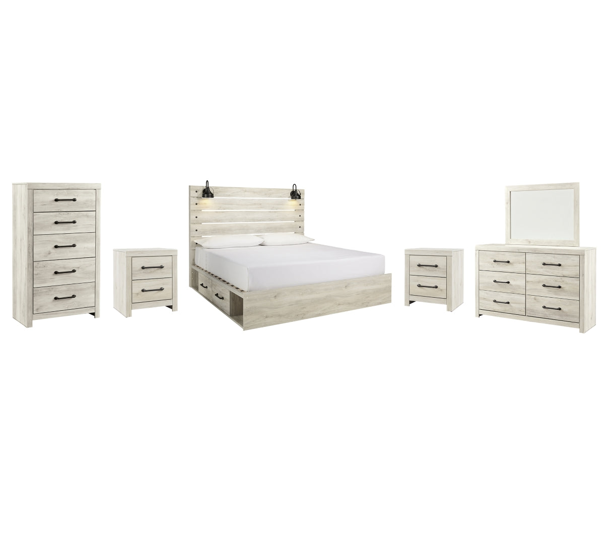 Cambeck Beige Panel Bedroom Set