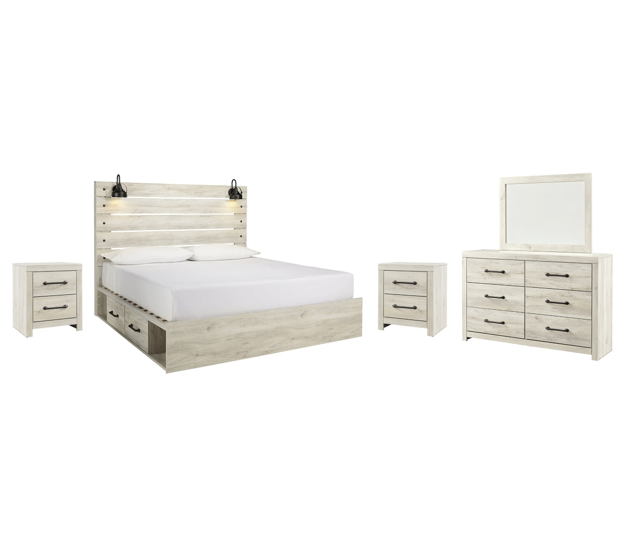 Cambeck Beige Panel Bedroom Set