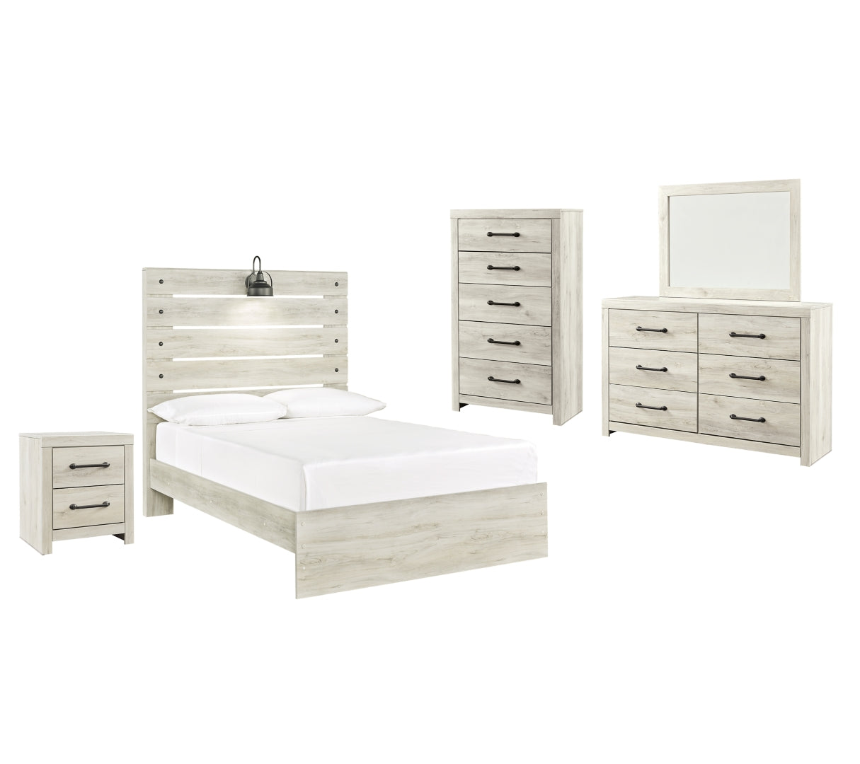 Cambeck Beige Panel Bedroom Set