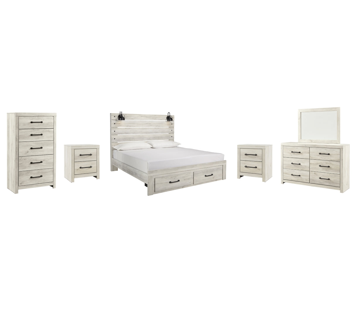 Cambeck Beige Panel Bedroom Set